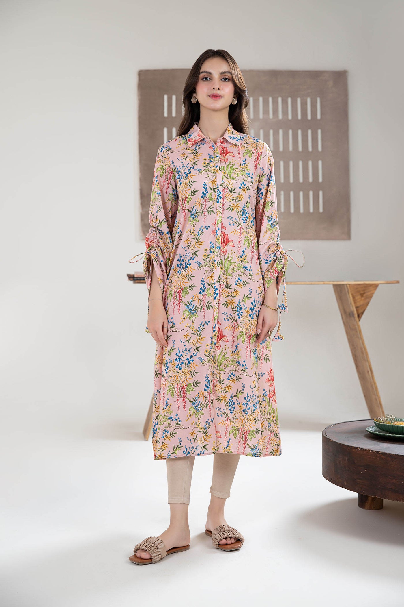 Printed Arabic Lawn Shirt