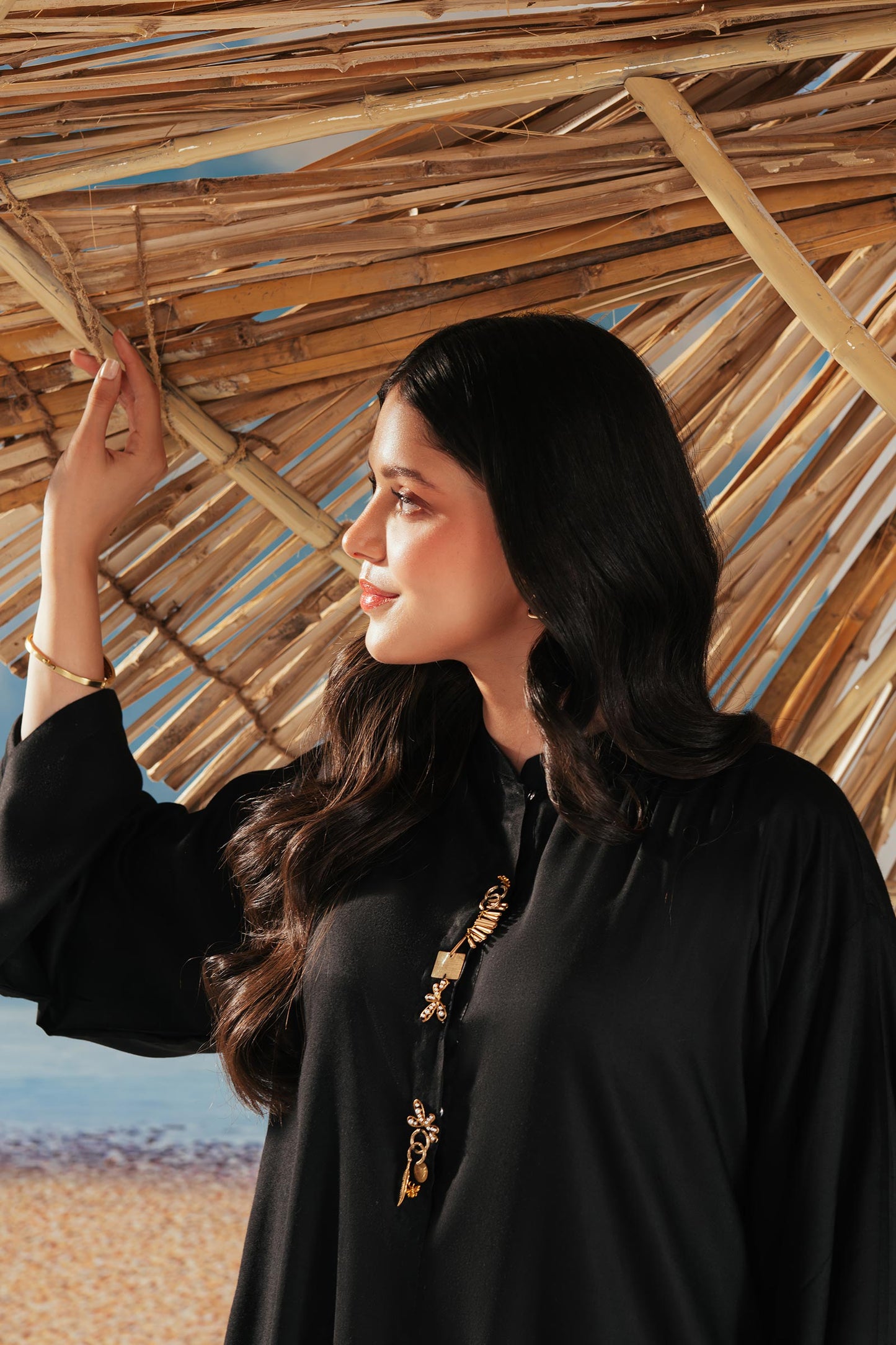 2 Piece Solid Arabic Lawn Suit