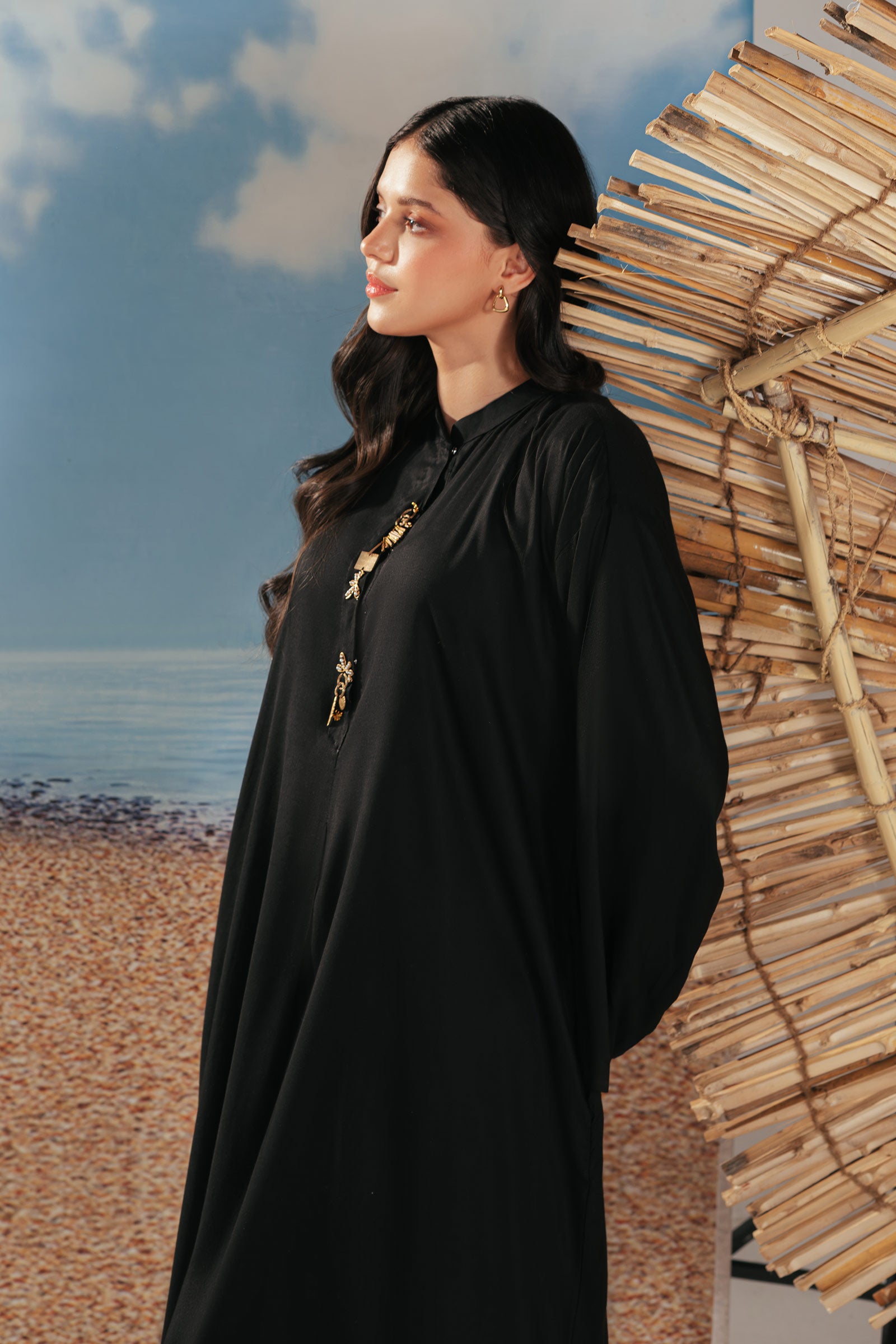 2 Piece Solid Arabic Lawn Suit