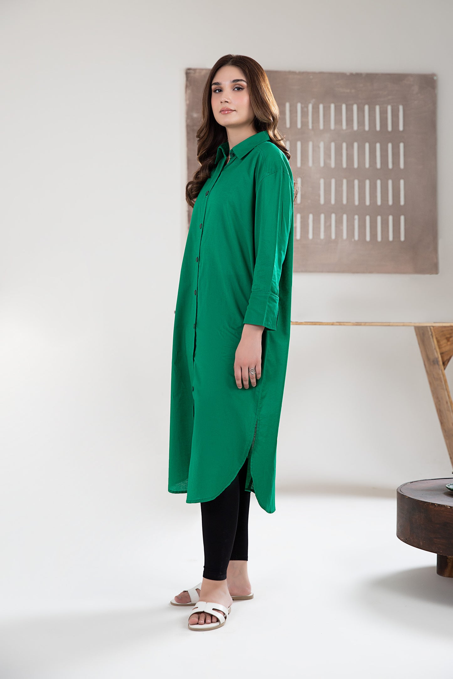 Solid Cambric Tunic