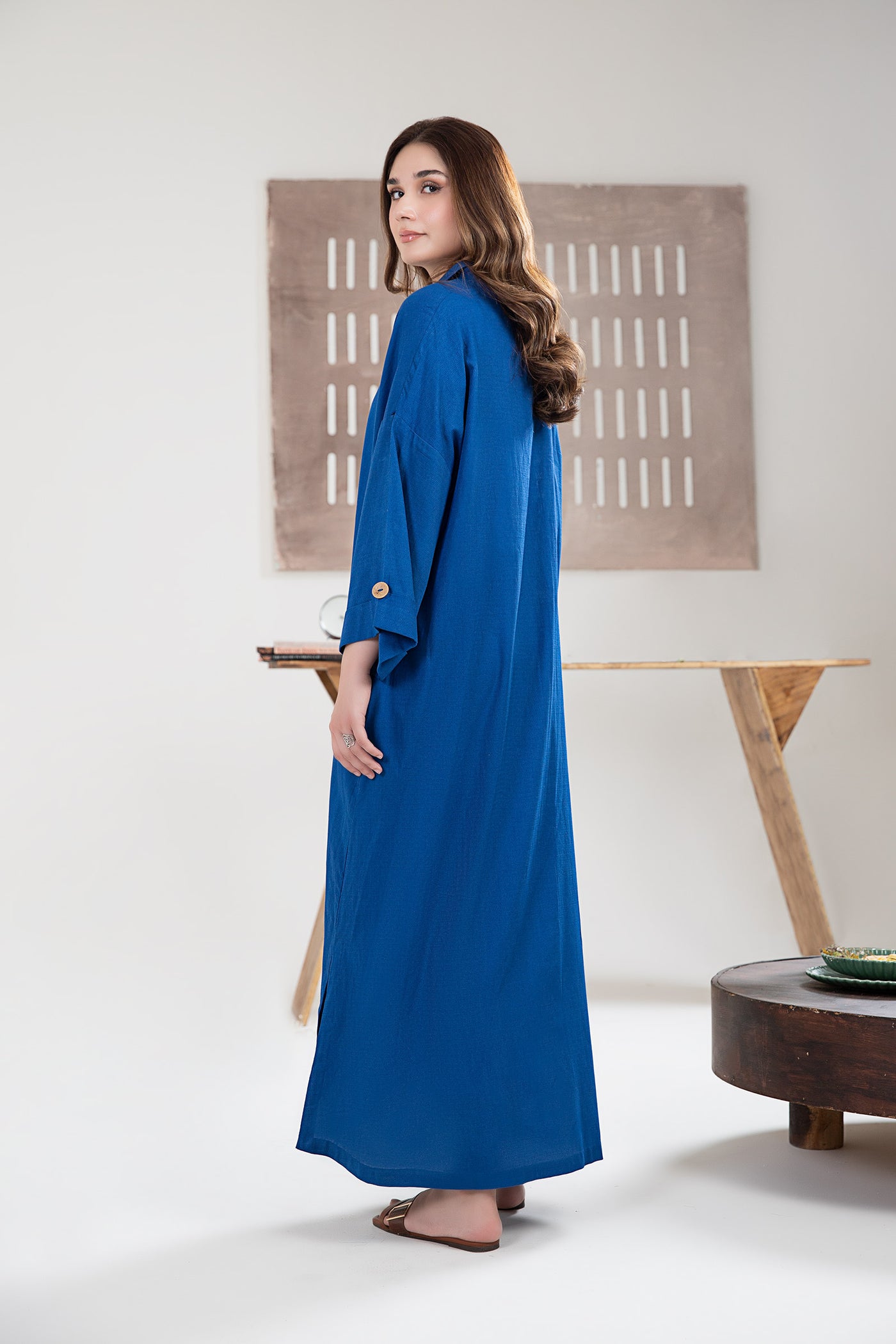 Solid Dobby Lawn Tunic