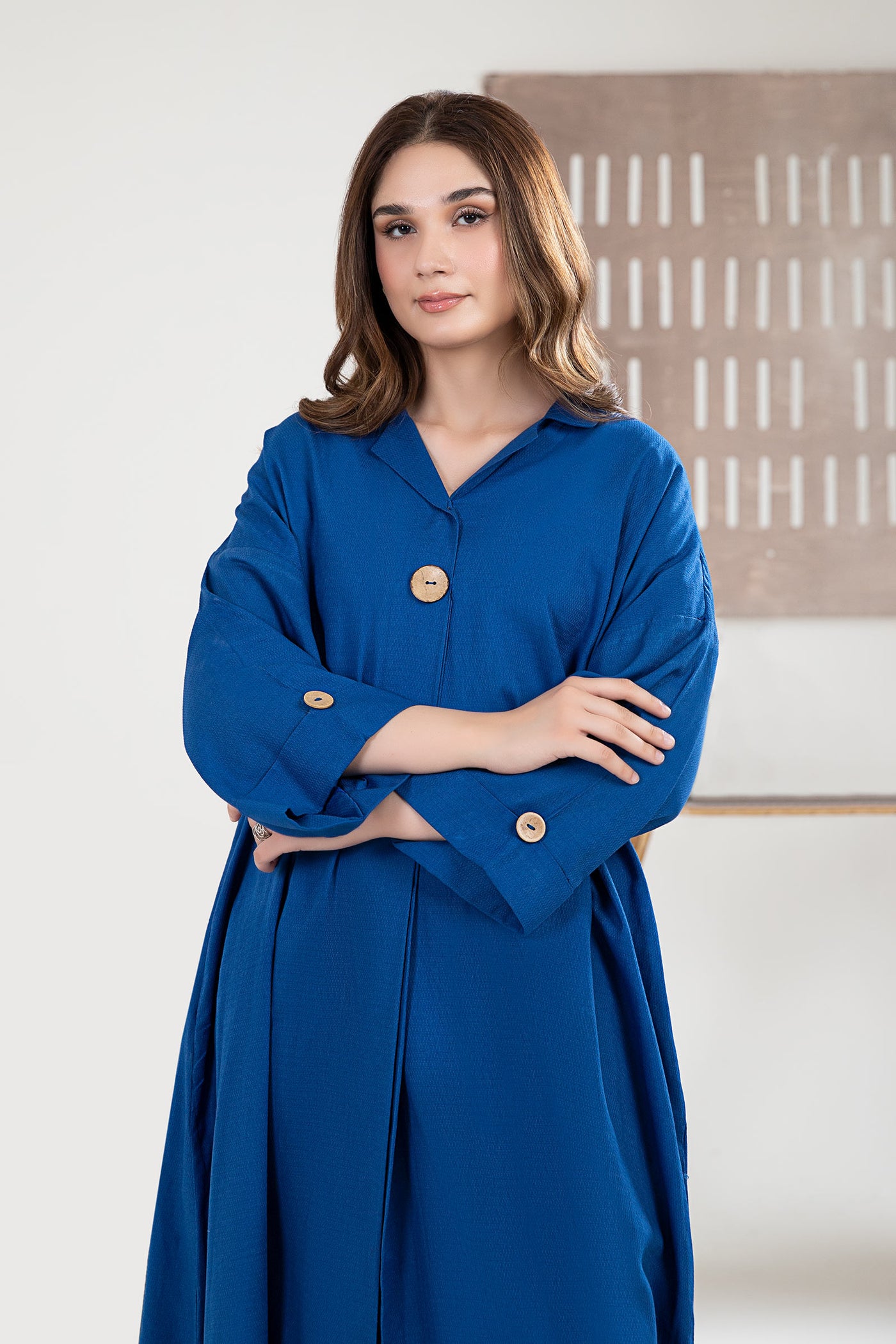 Solid Dobby Lawn Tunic