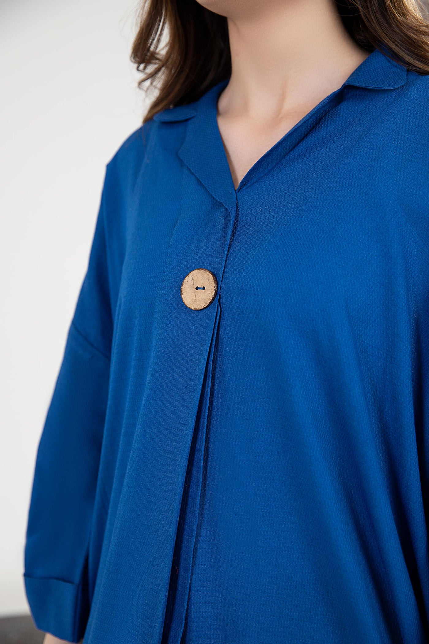 Solid Dobby Lawn Tunic