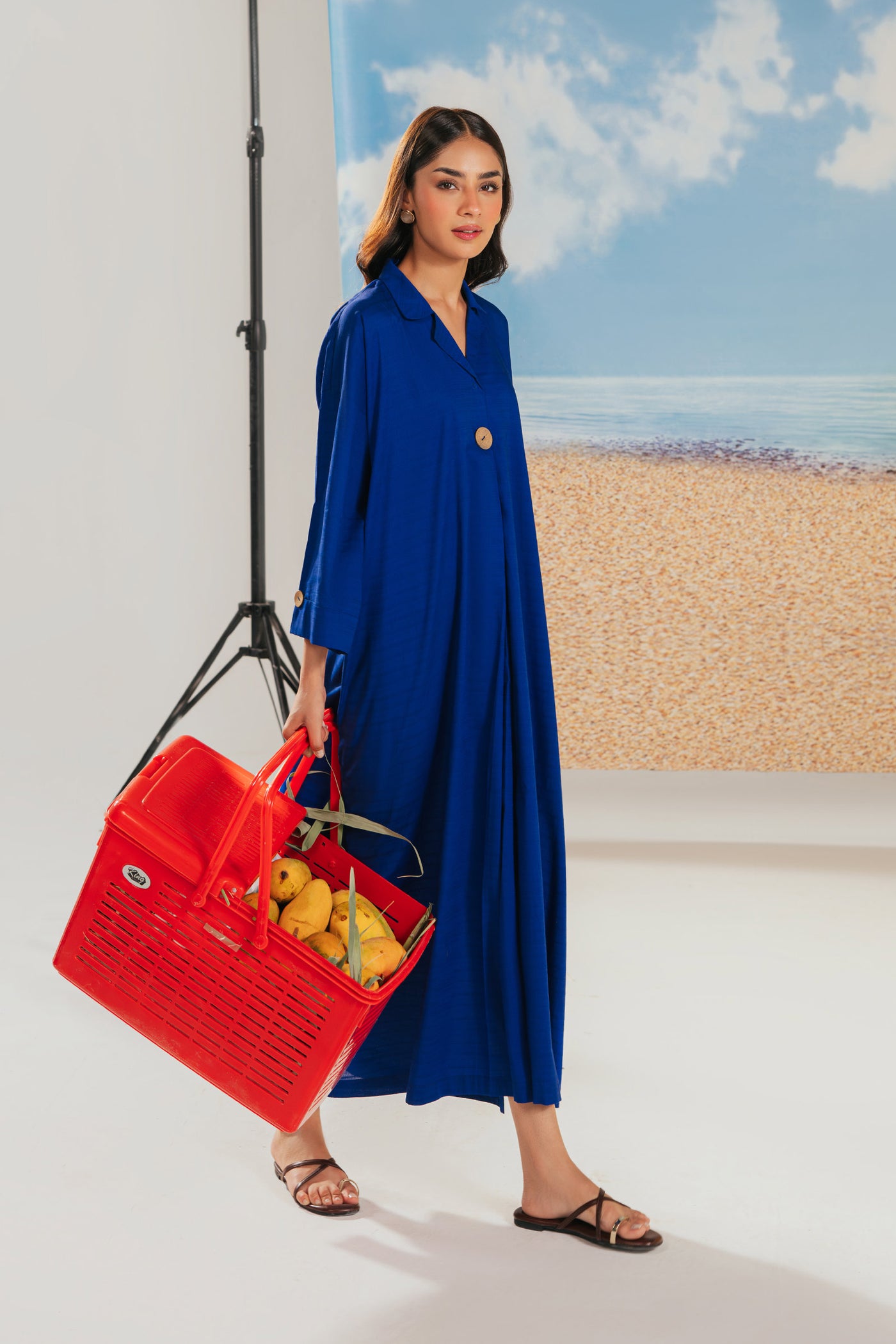 Solid Dobby Lawn Tunic