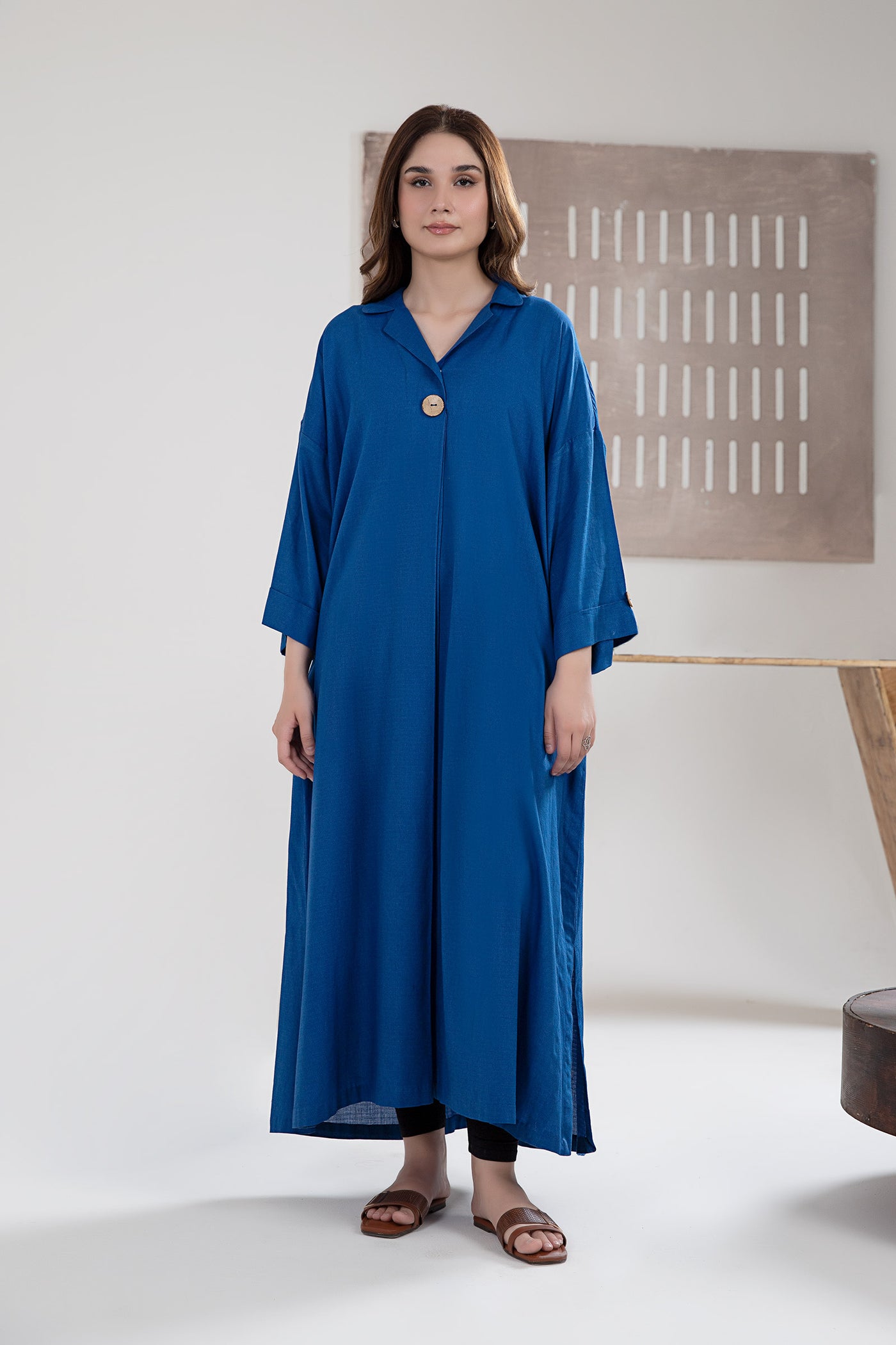 Solid Dobby Lawn Tunic