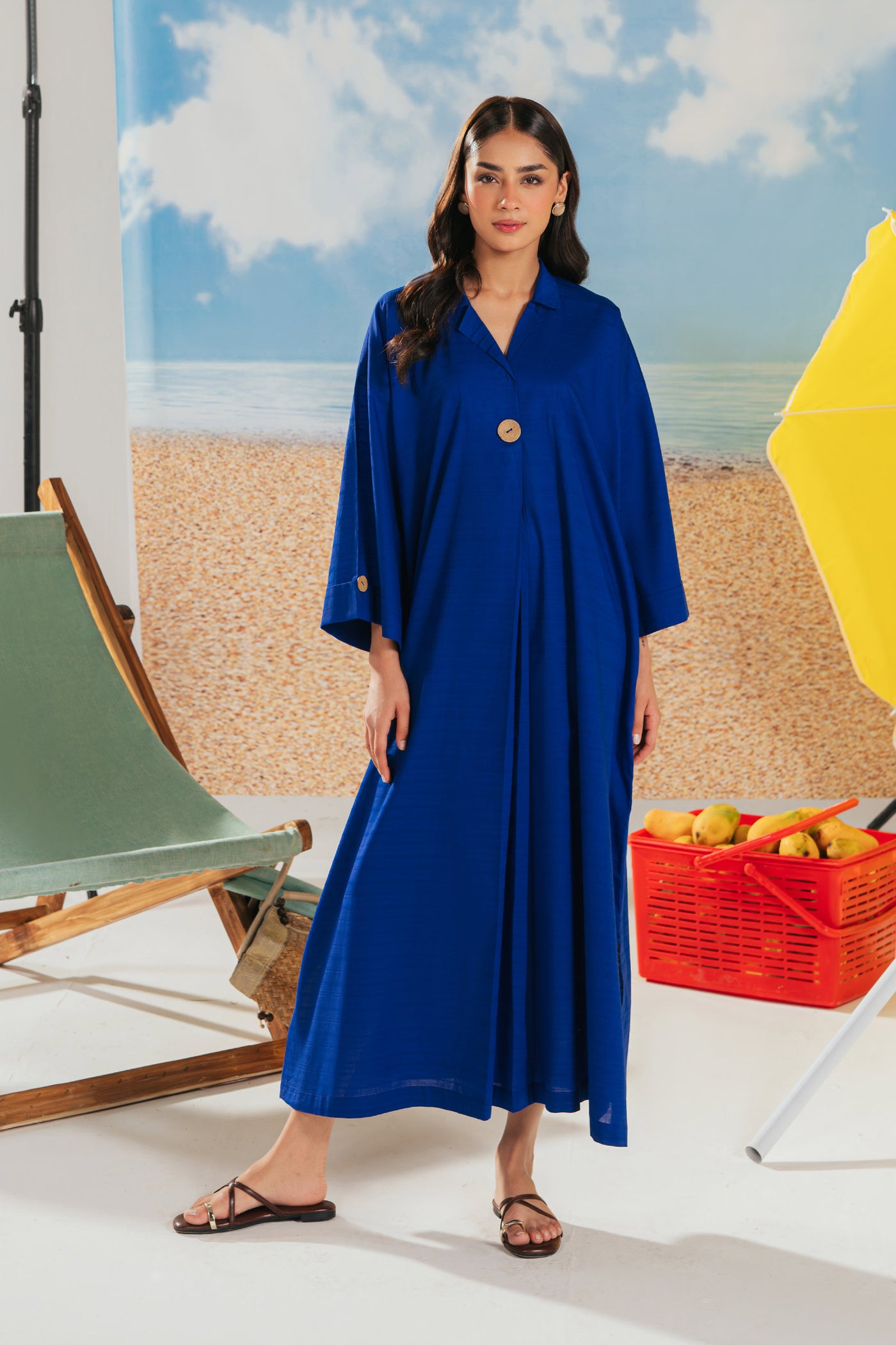 Solid Dobby Lawn Tunic