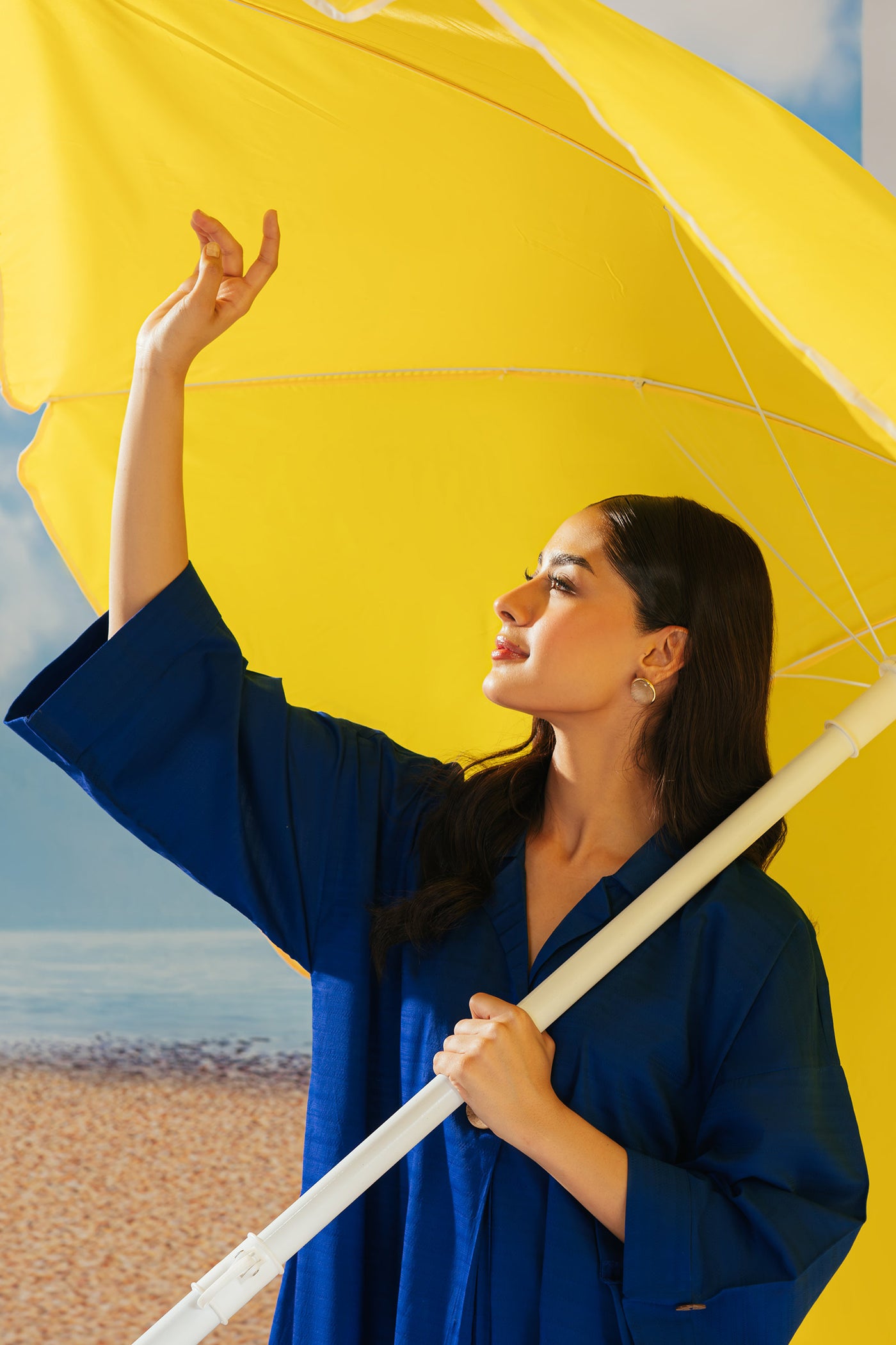 Solid Dobby Lawn Tunic