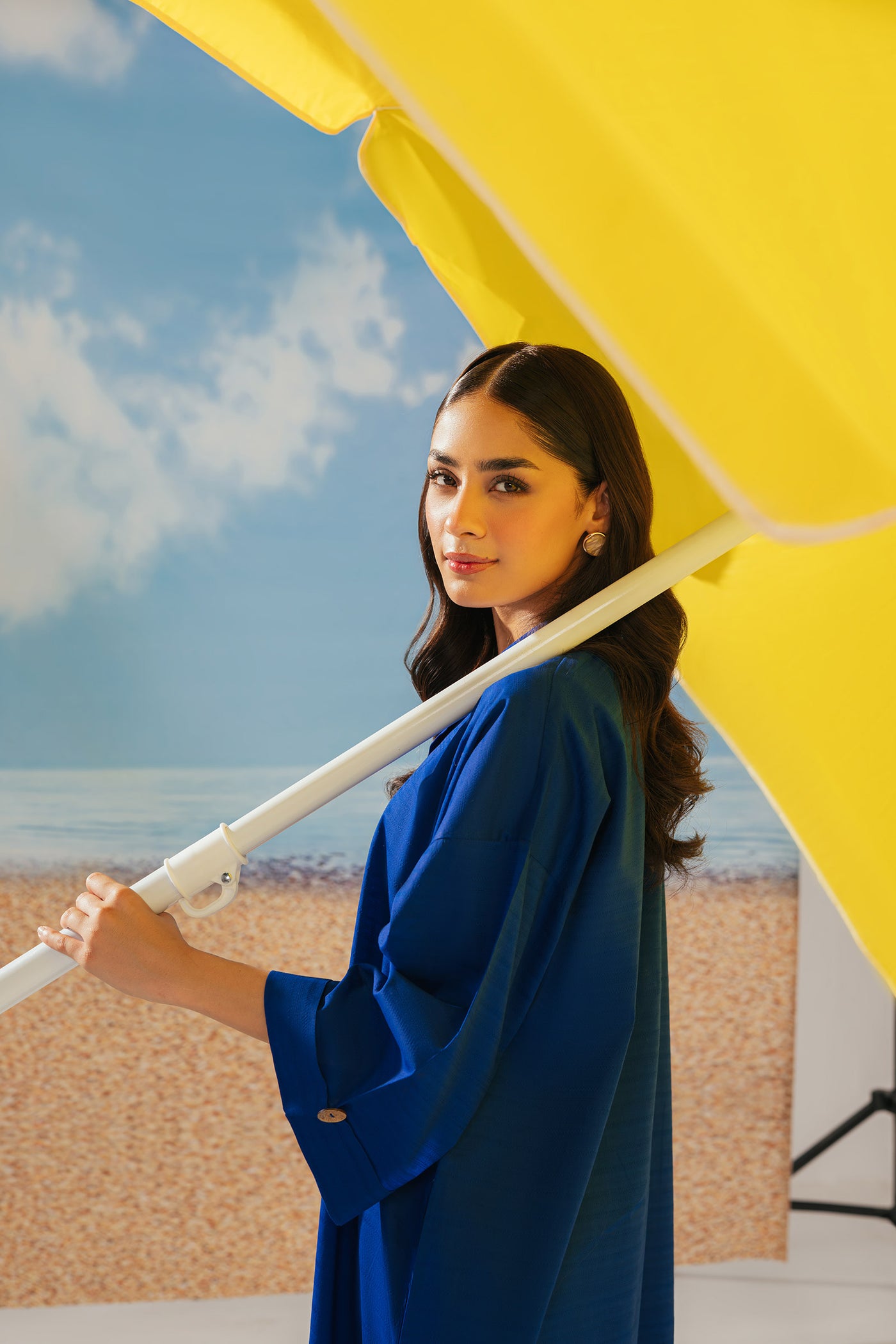 Solid Dobby Lawn Tunic