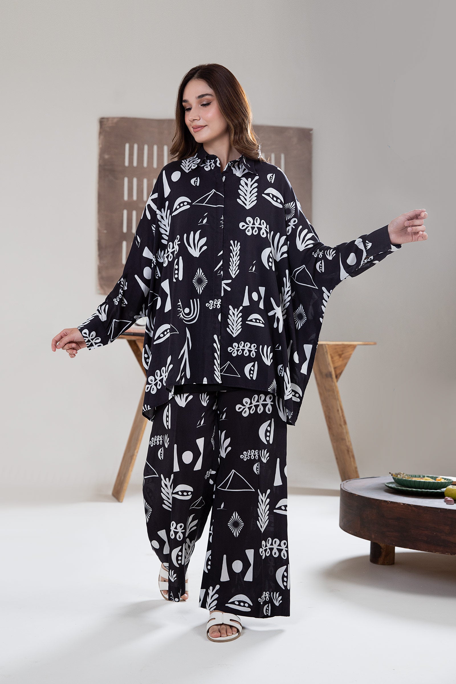 Printed Arabic Lawn Co-Ord Set