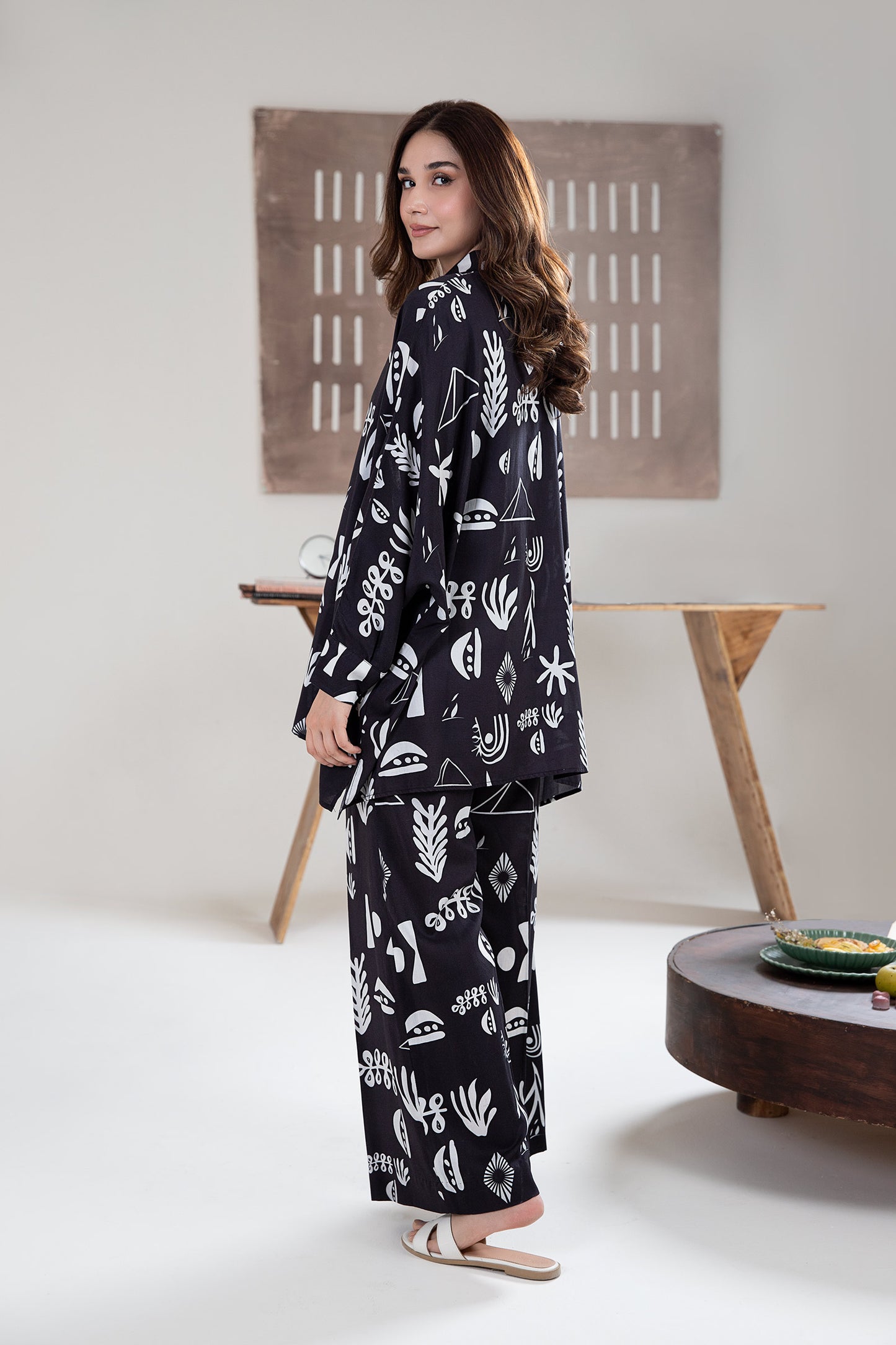 Printed Arabic Lawn Co-Ord Set