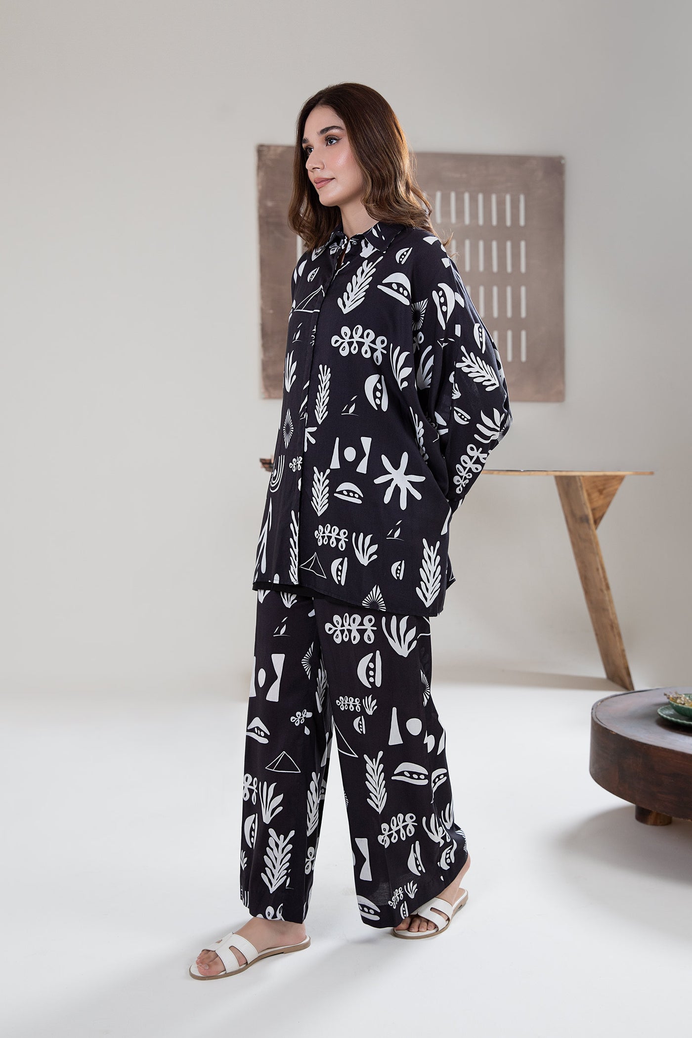 Printed Arabic Lawn Co-Ord Set