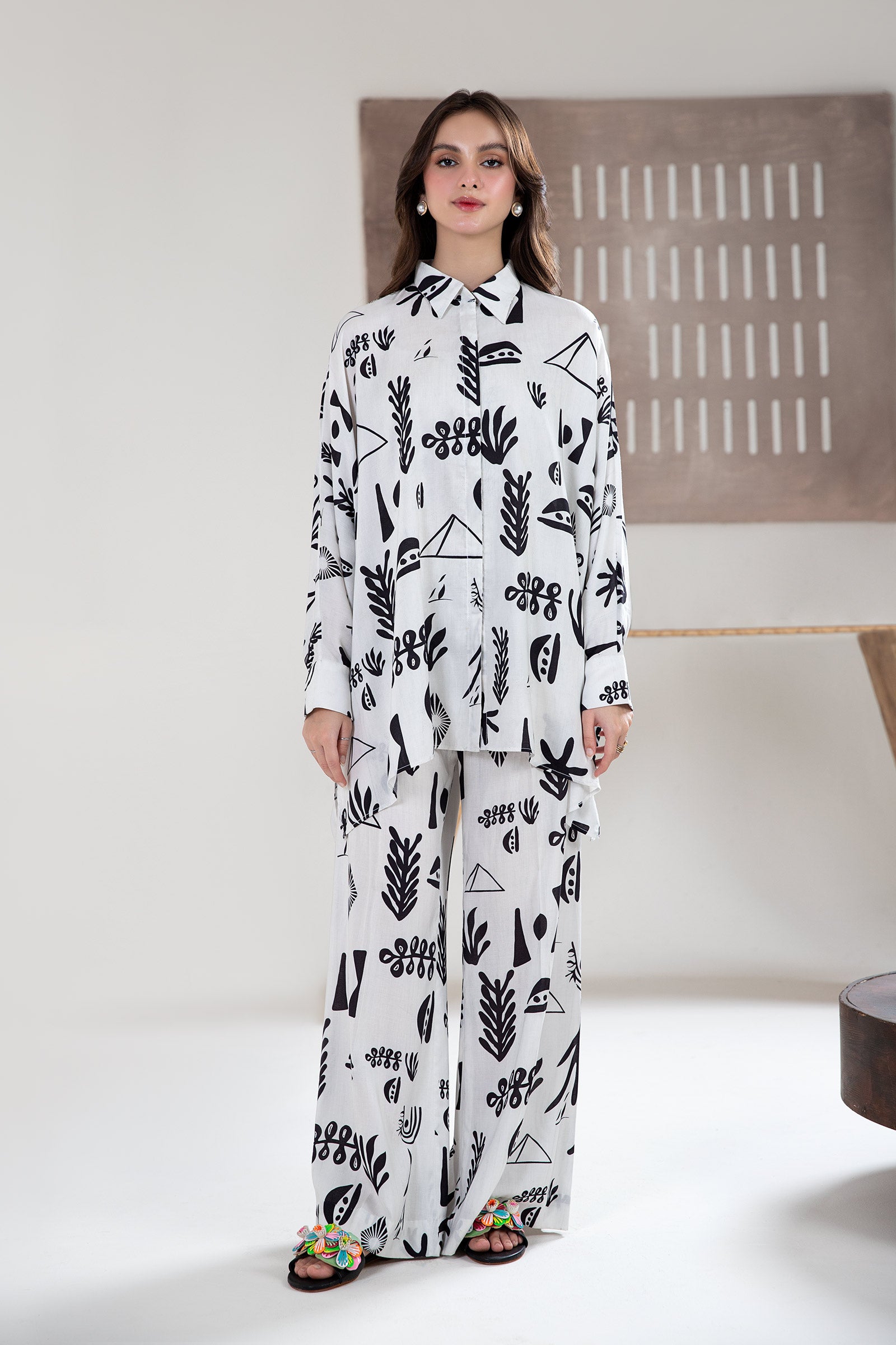 Printed Arabic Lawn Co-Ord Set