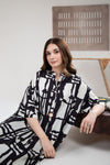 Printed Arabic Lawn Tunic