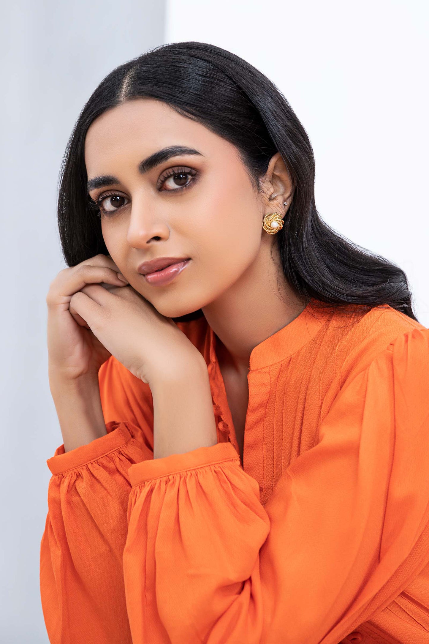 Dyed Dobby Lawn Dress