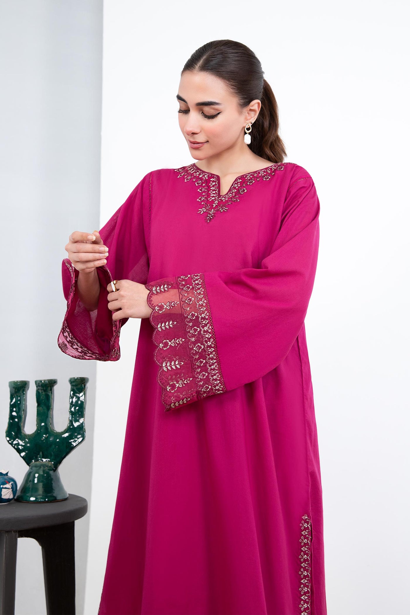 2 PIECE EMBROIDERED LAWN SUIT | MB-EF24-121