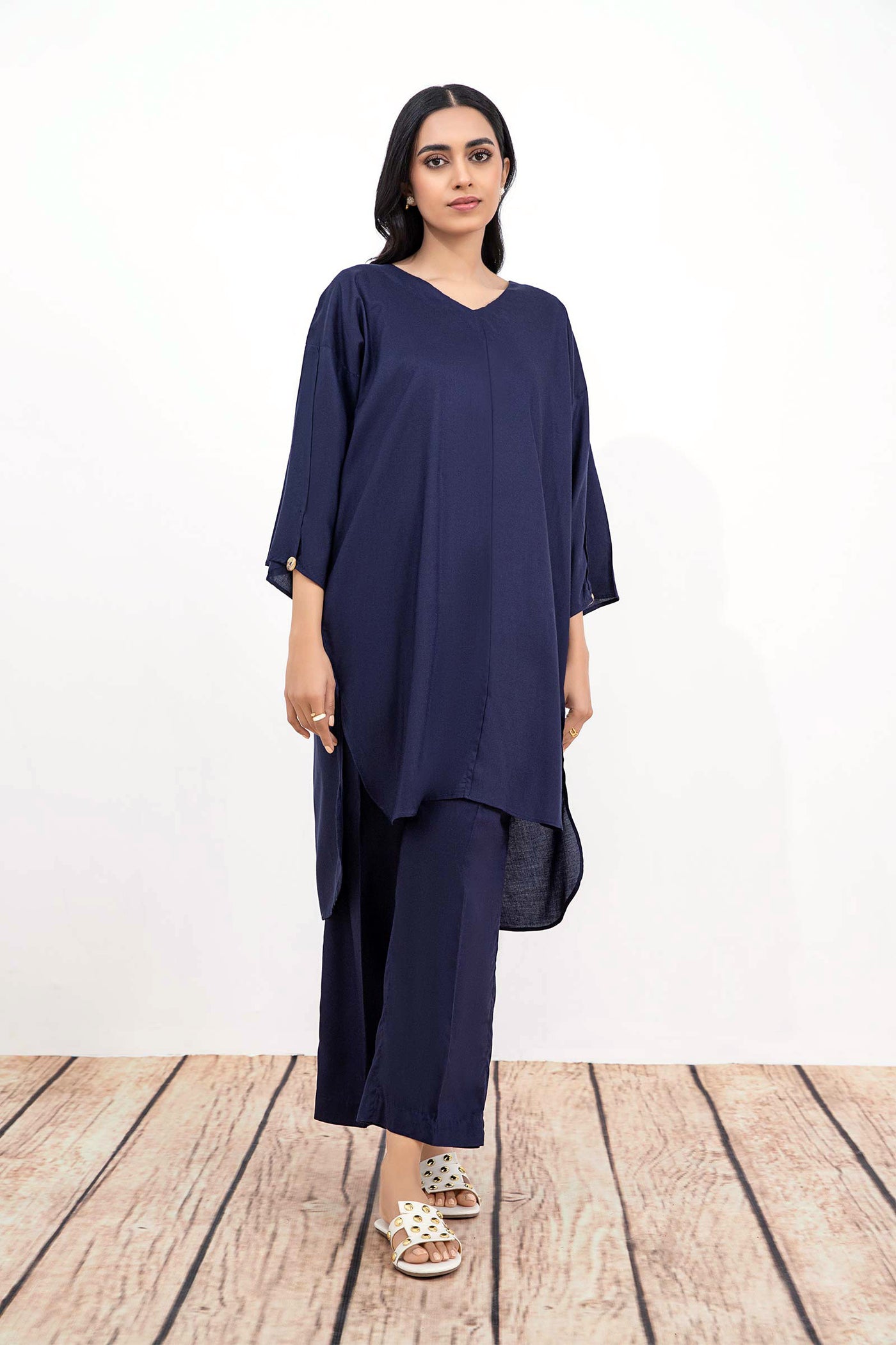 Dyed Arabic Lawn Co-Ord Set