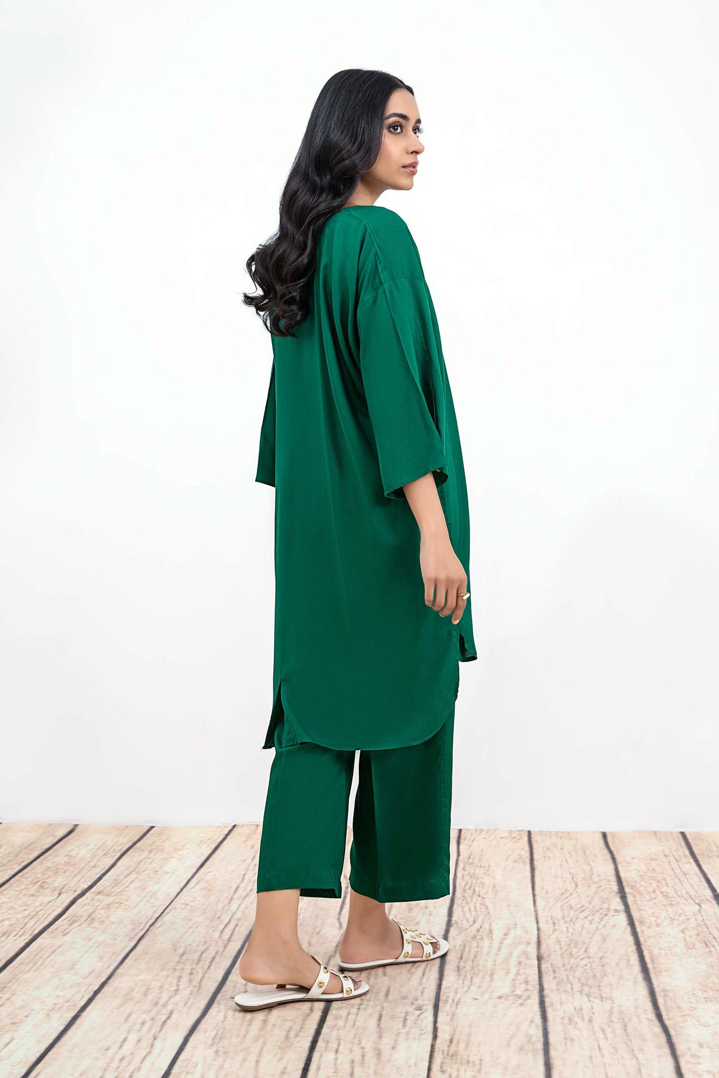 Dyed Arabic Lawn Co-Ord Set