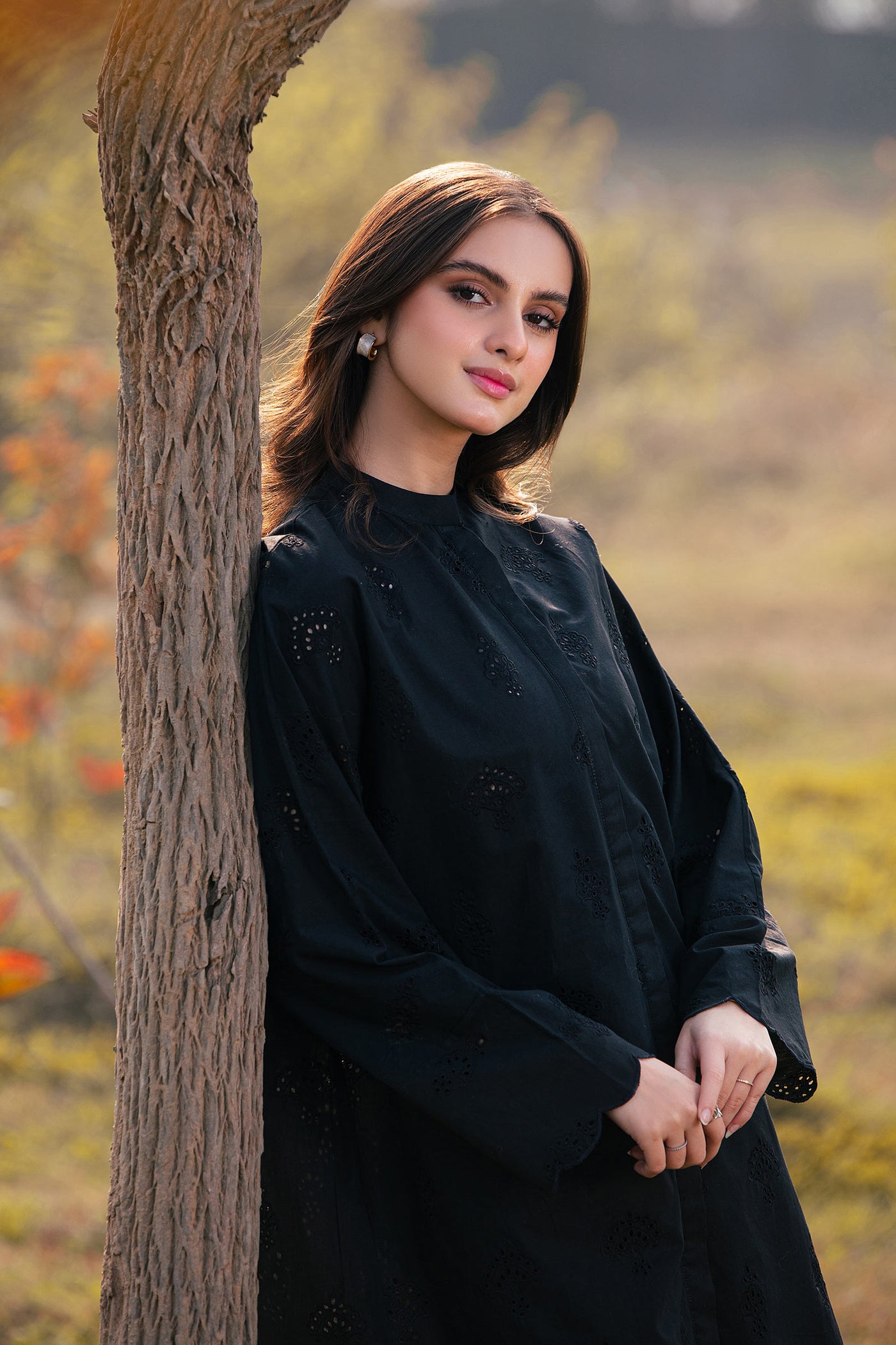 Embroidered Cambric Co-Ord Set | MB-EF24-160
