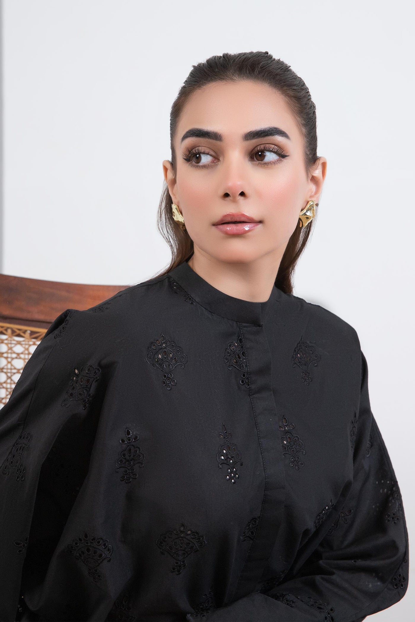 Embroidered Cambric Co-Ord Set | MB-EF24-160