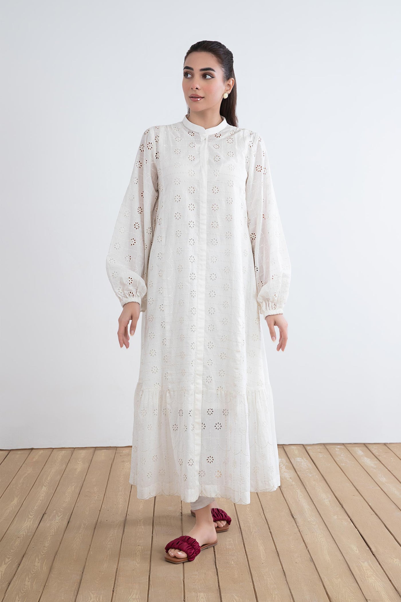 Embroidered Lawn Dress