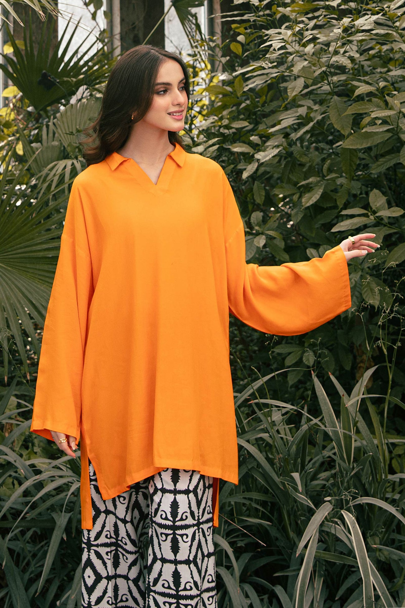 2 Piece Dyed Arabic Lawn Suit