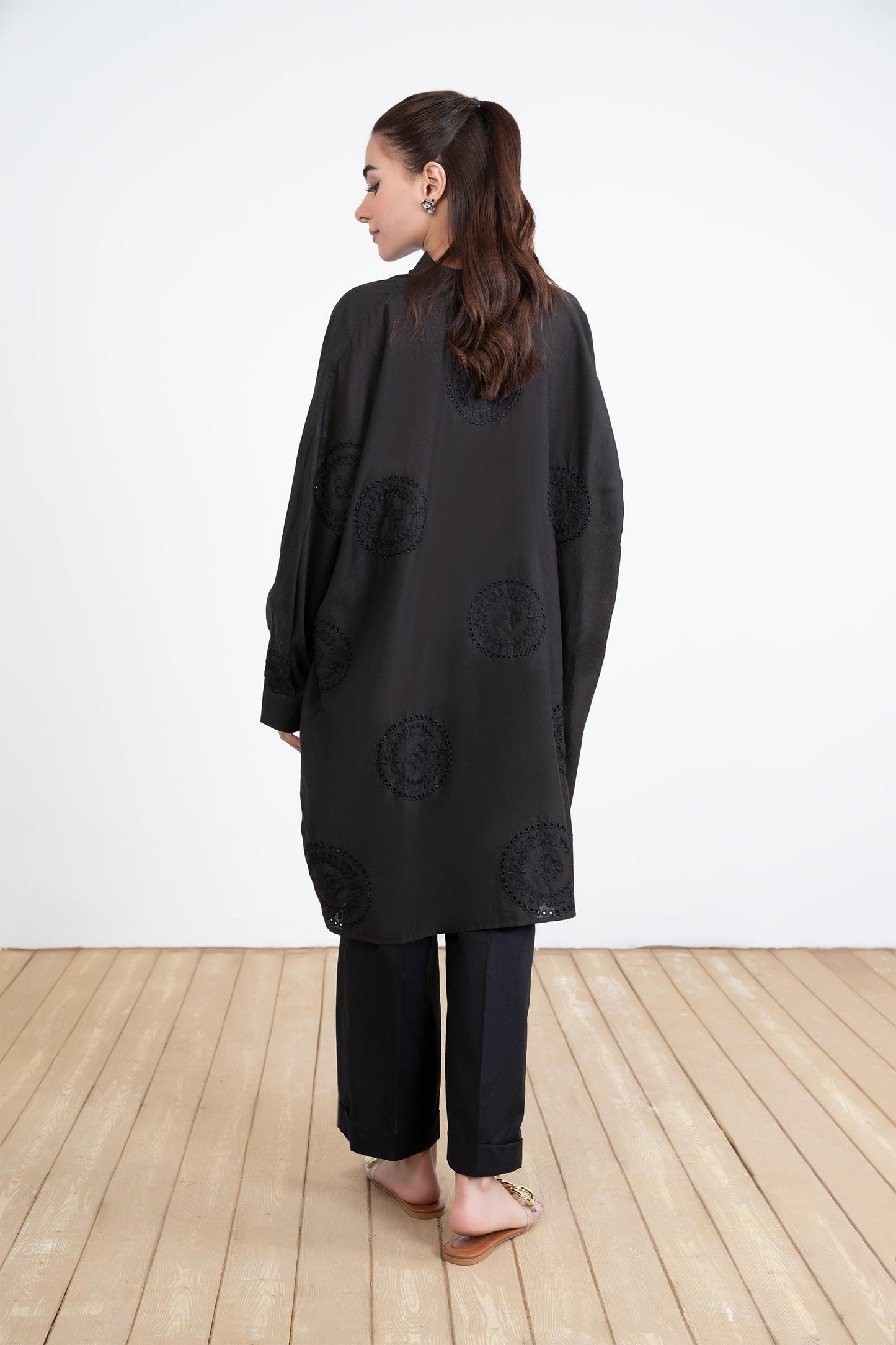 Embroidered Lawn Tunic