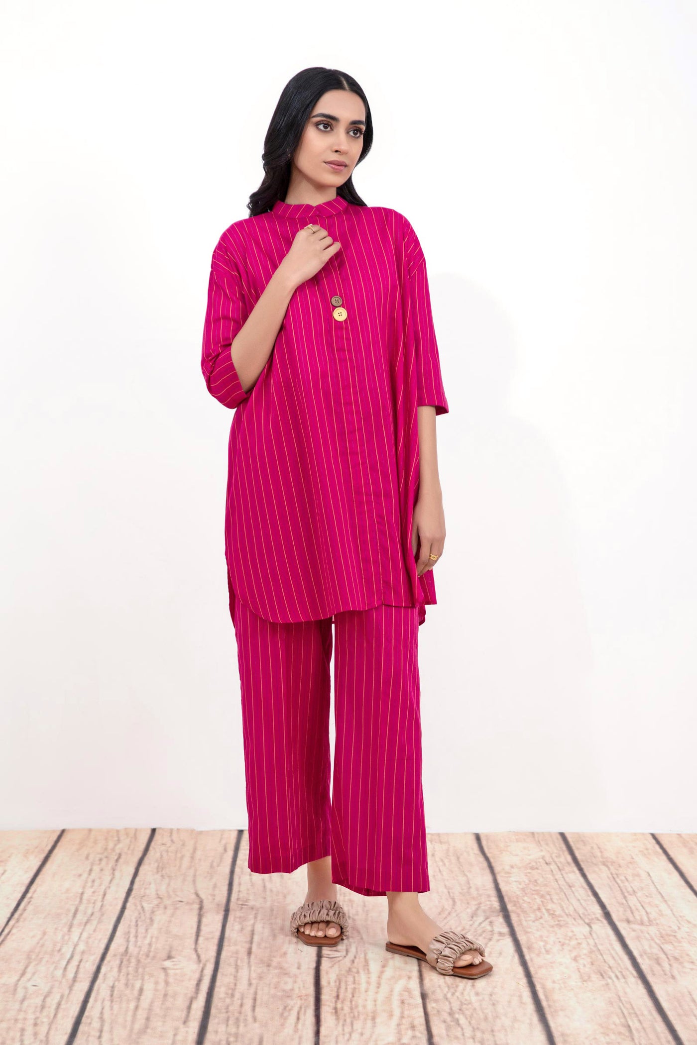 Dyed Arabic Lawn Co-Ord Set