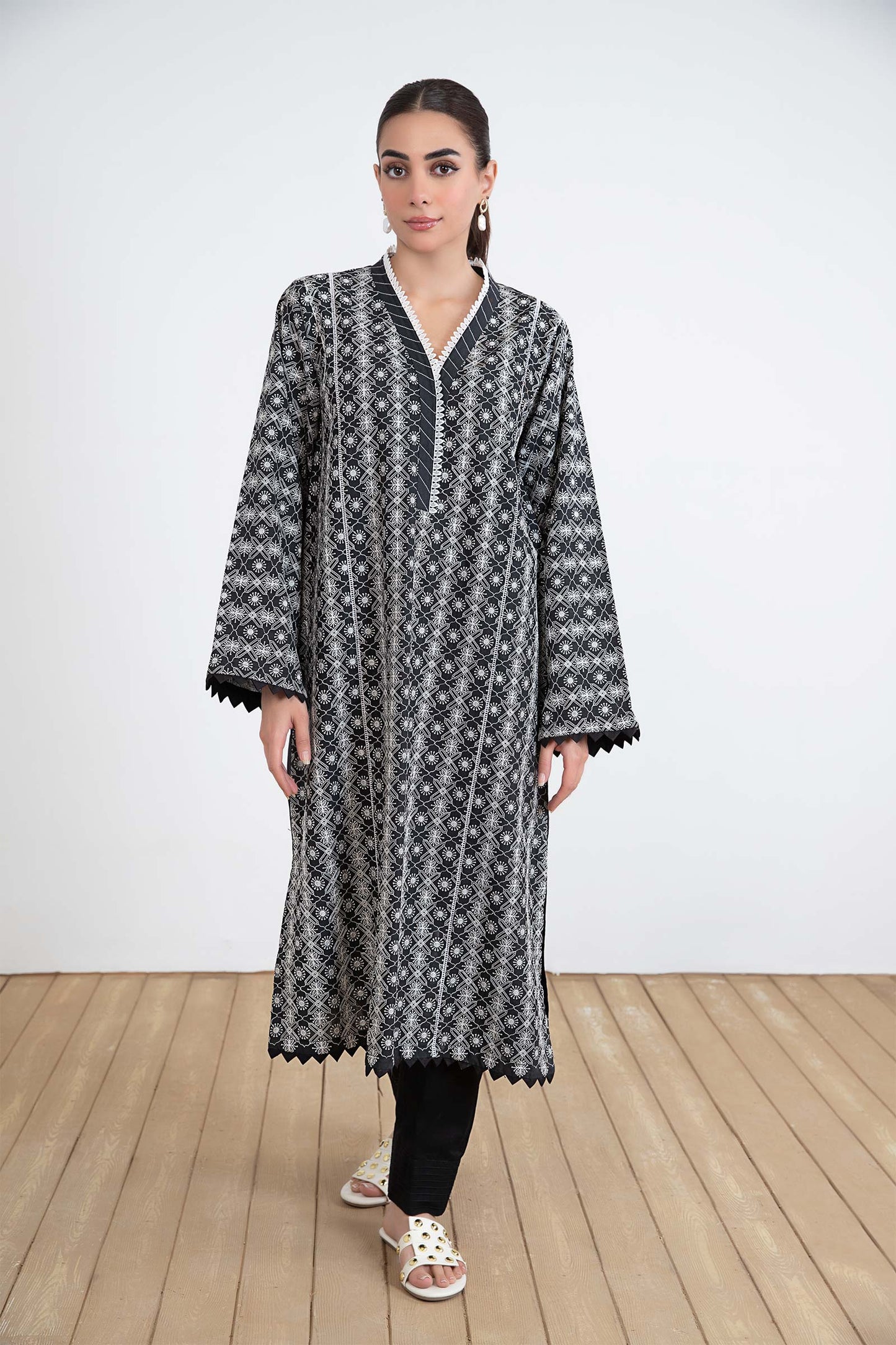 Embroidered Lawn Shirt