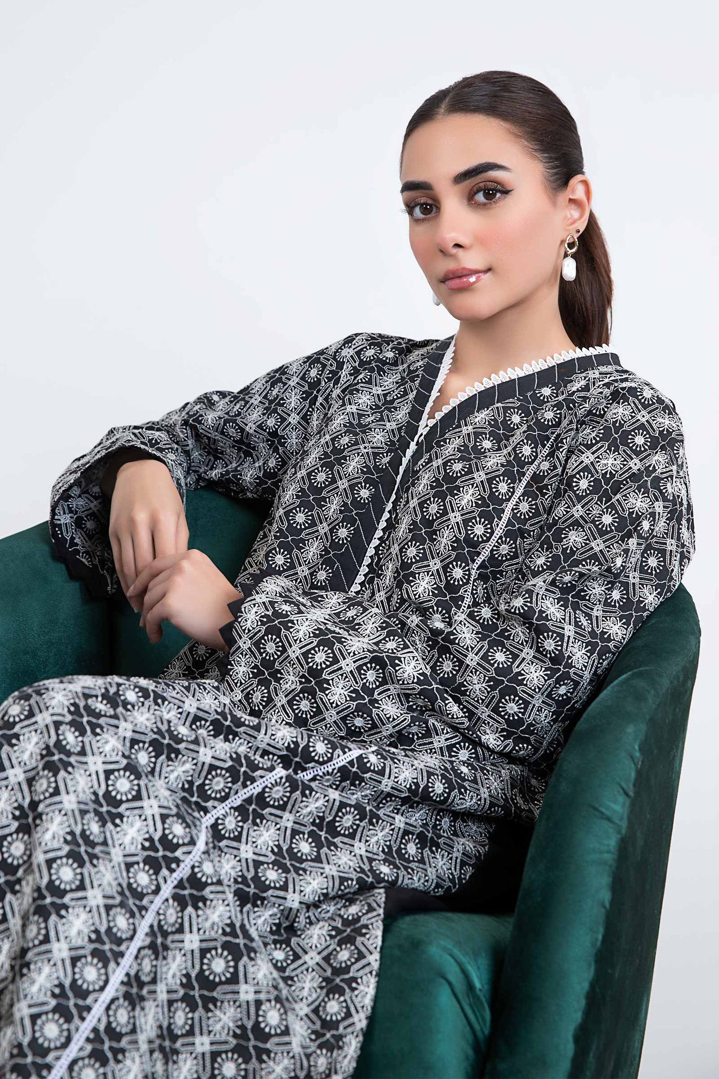 Embroidered Lawn Shirt