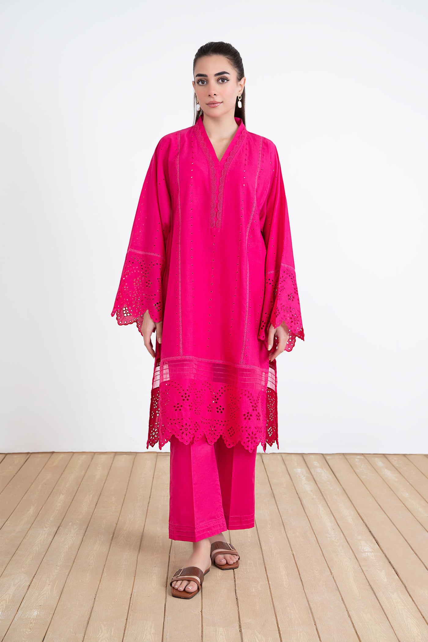 Embroidered Lawn Kurta