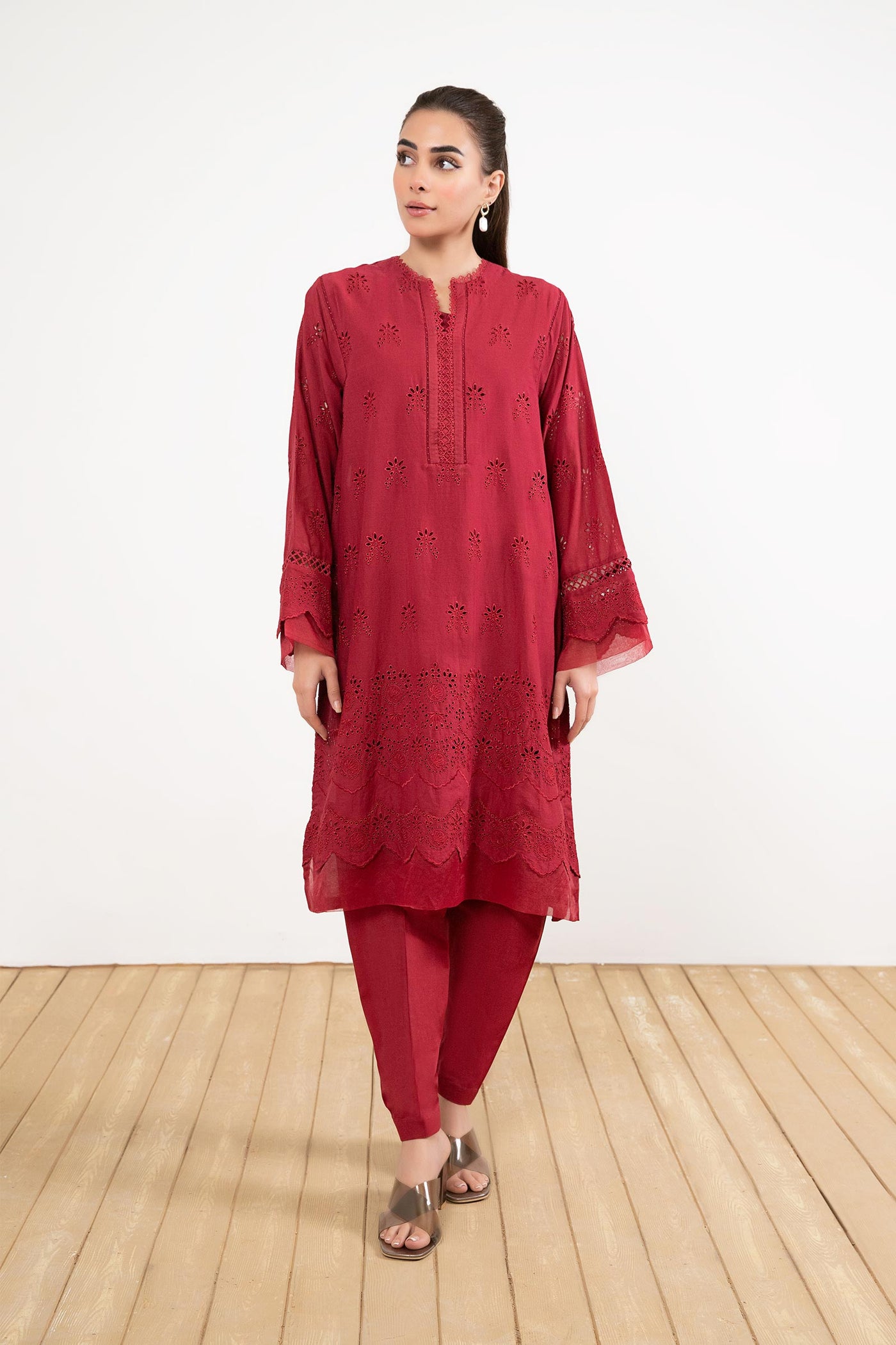 Embroidered Lawn Kurta