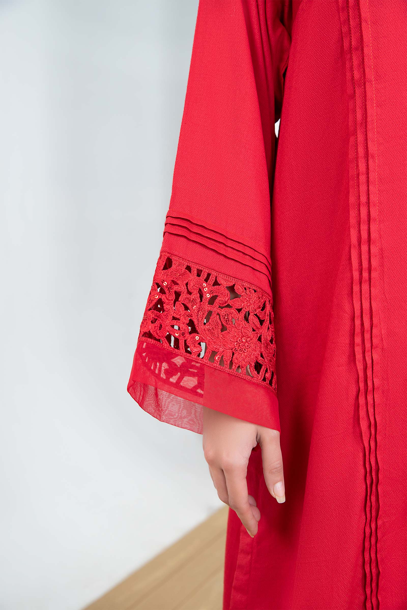 2 Piece Embroidered Dobby Lawn Suit