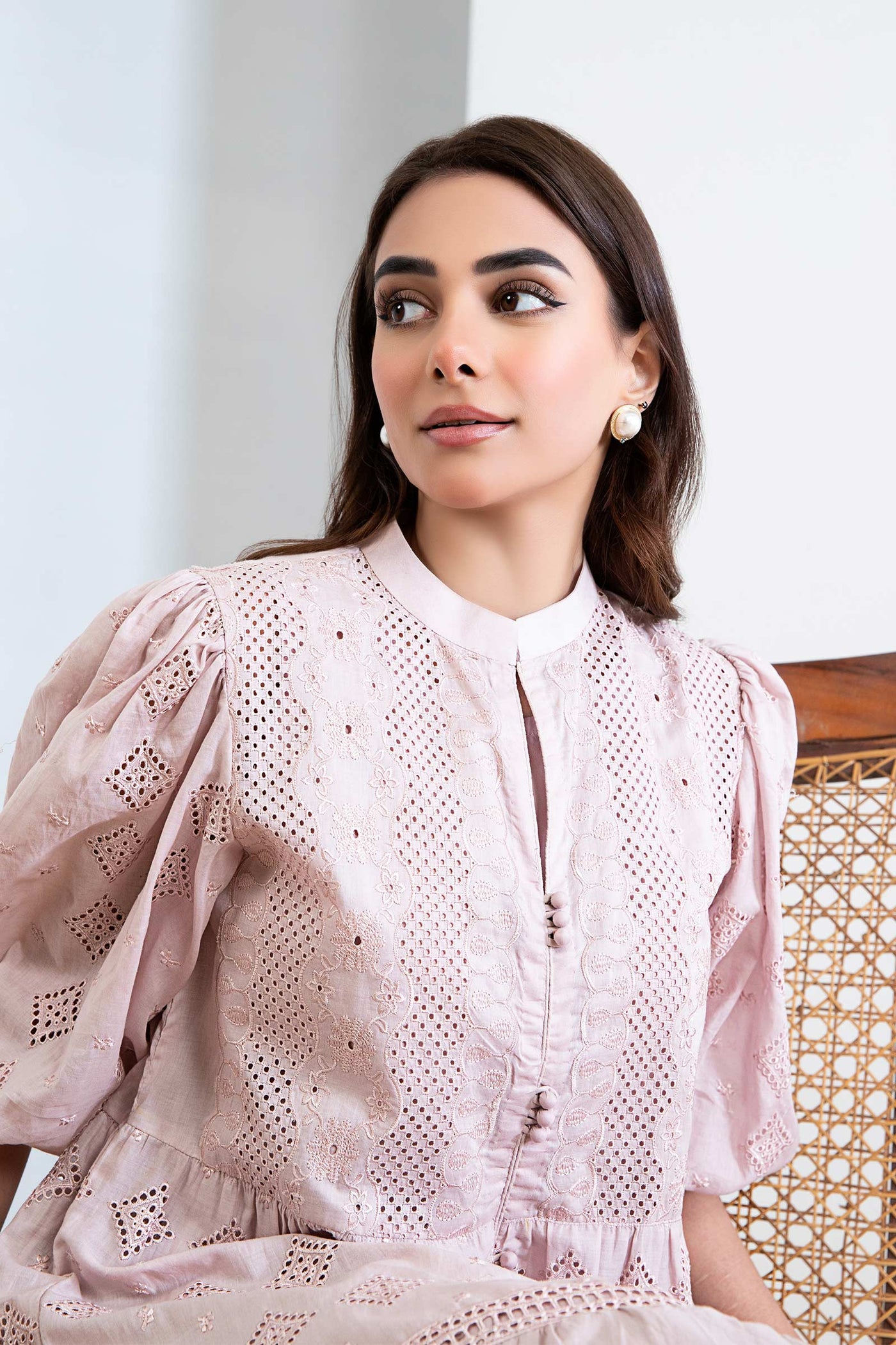 Embroidered Lawn Dress