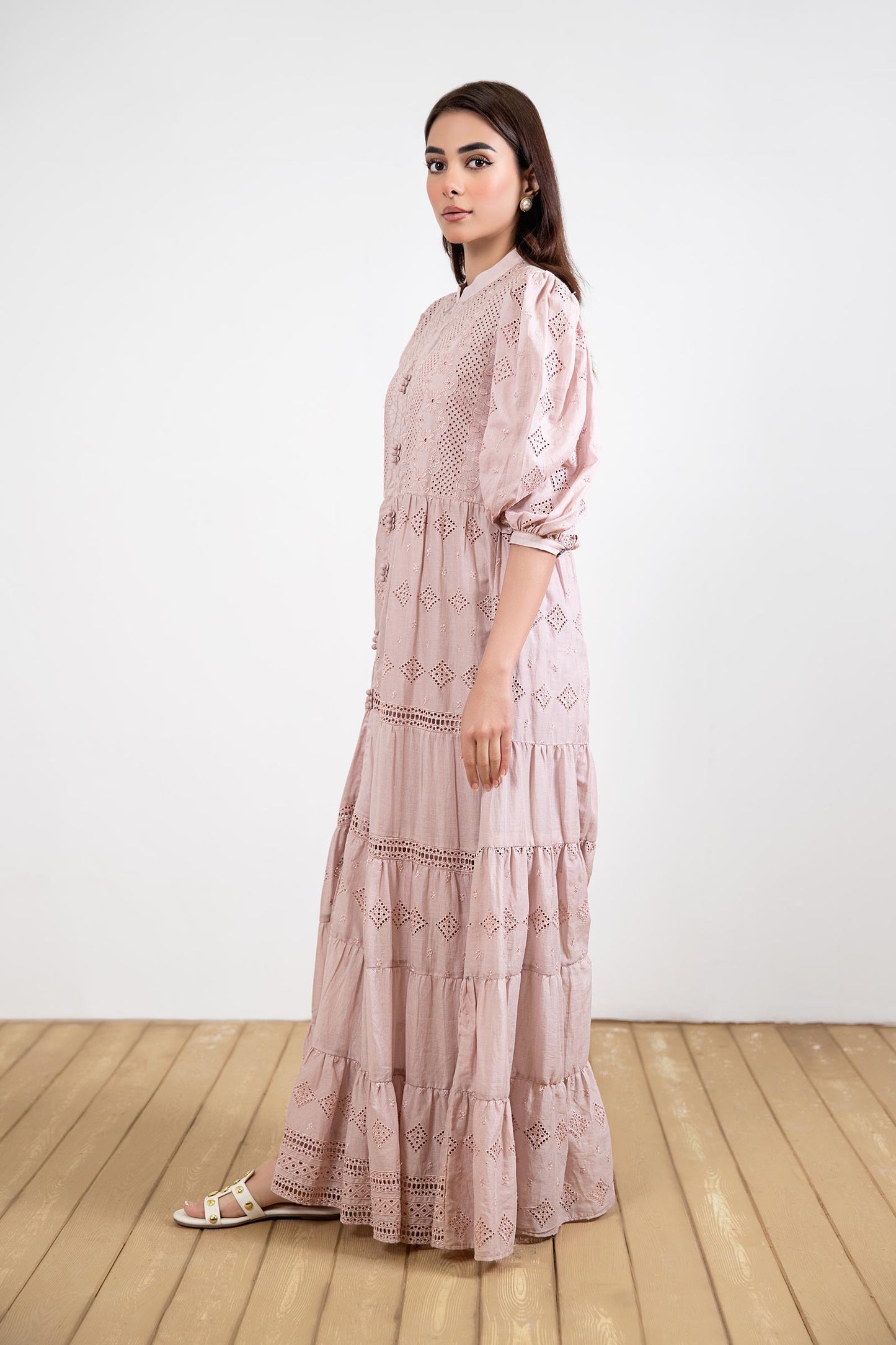 Embroidered Lawn Dress