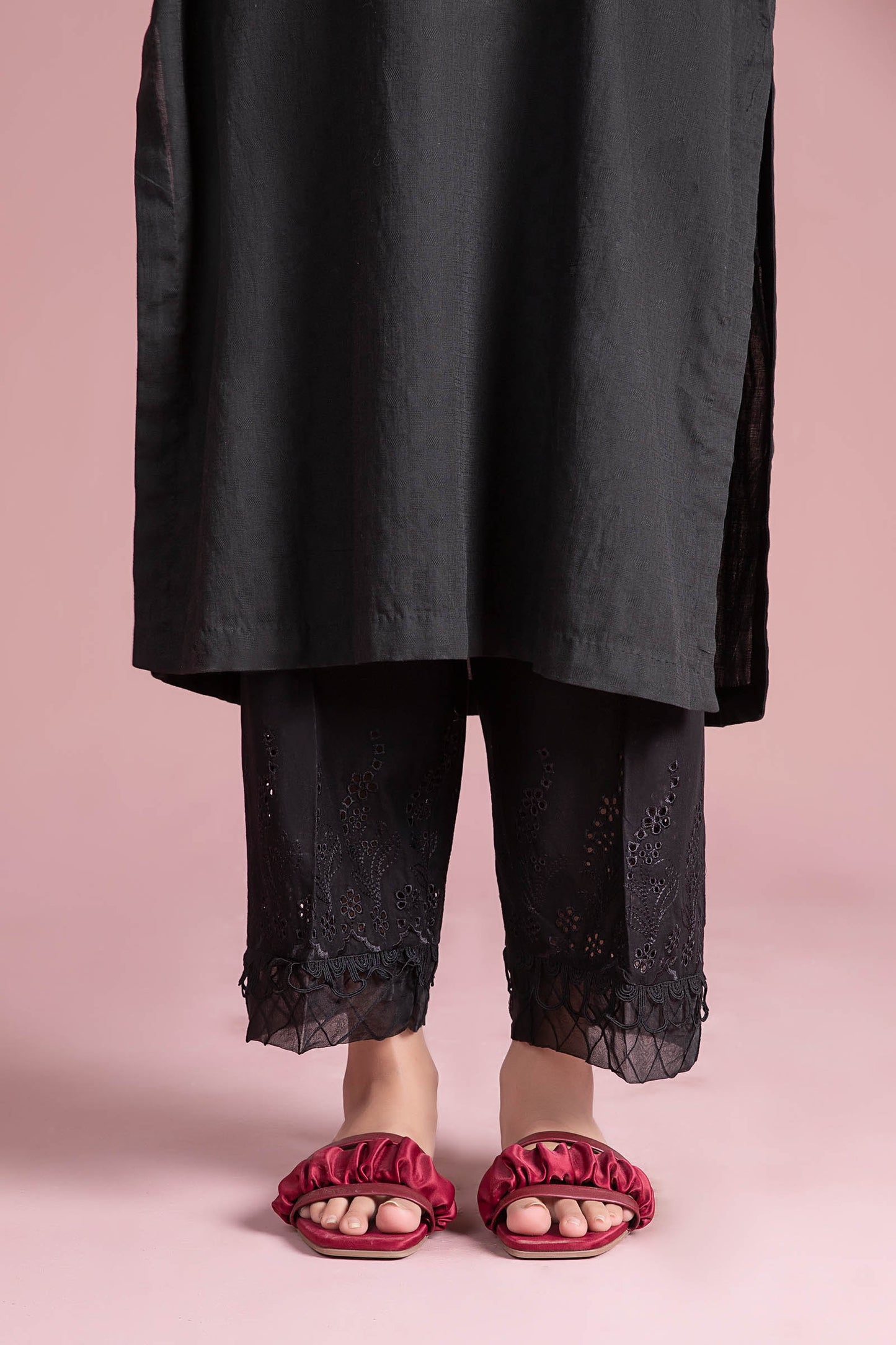 Cambric Cropped Trousers