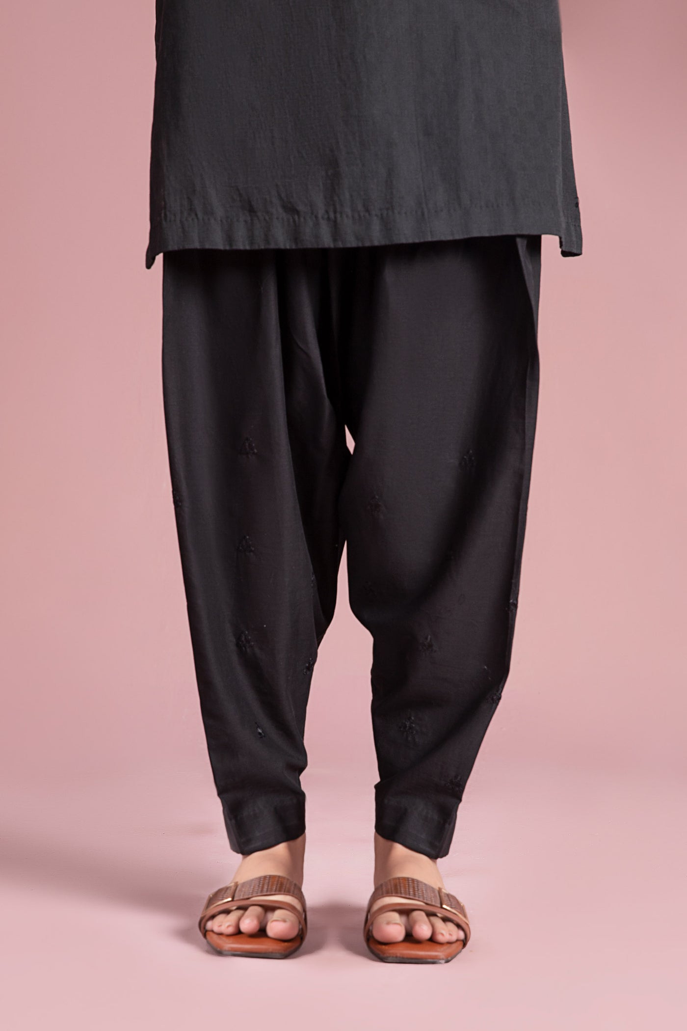 Embroidered Cambric Trouser