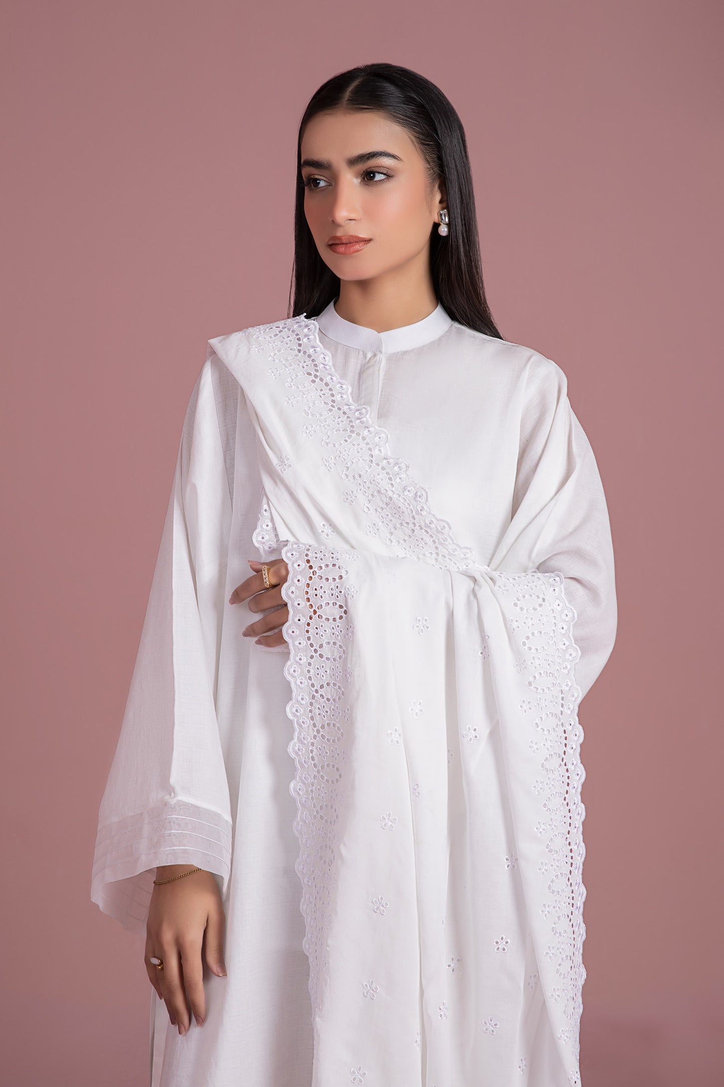 Embroidered Lawn Dupatta