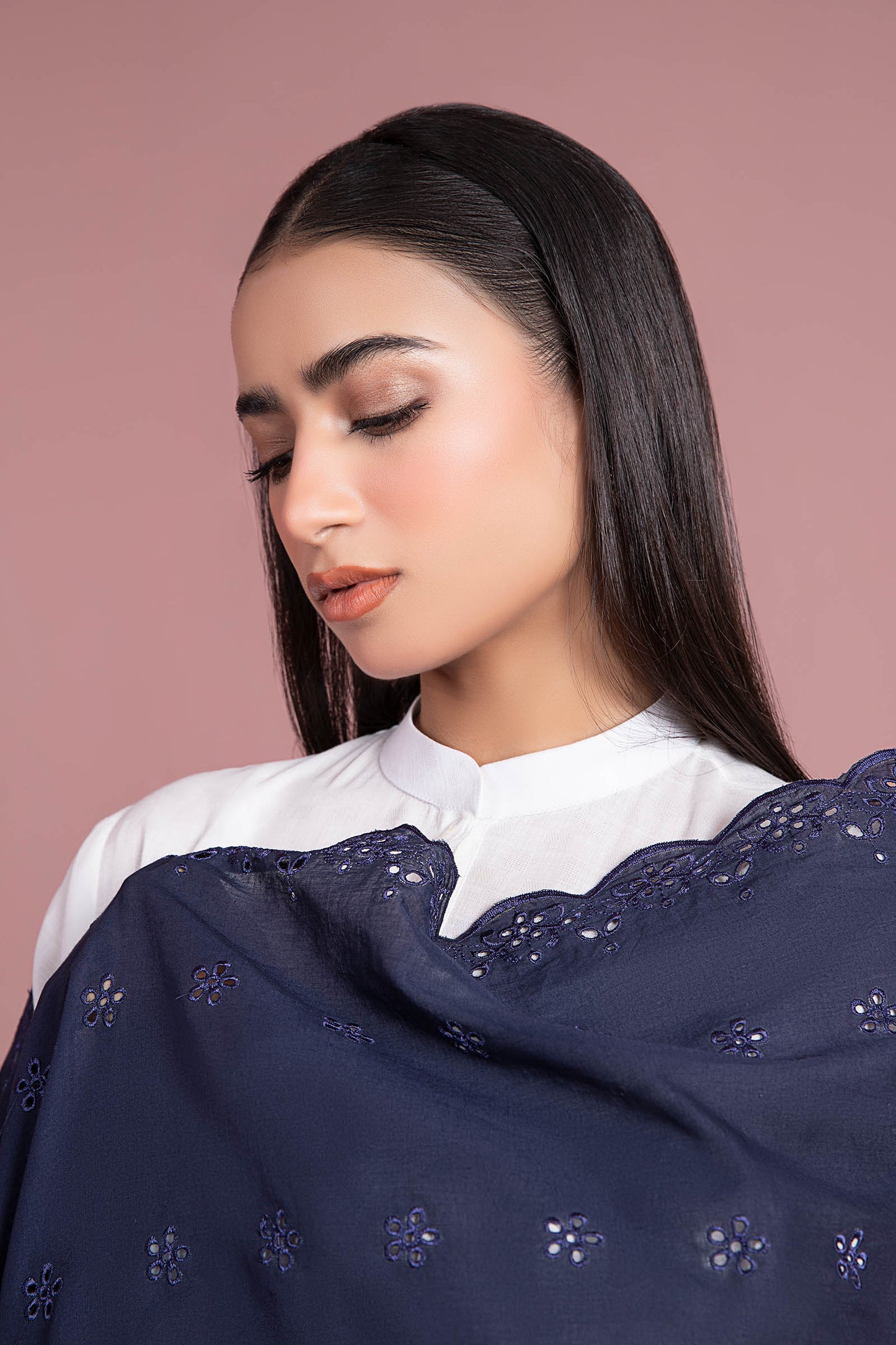 Embroidered Lawn Dupatta