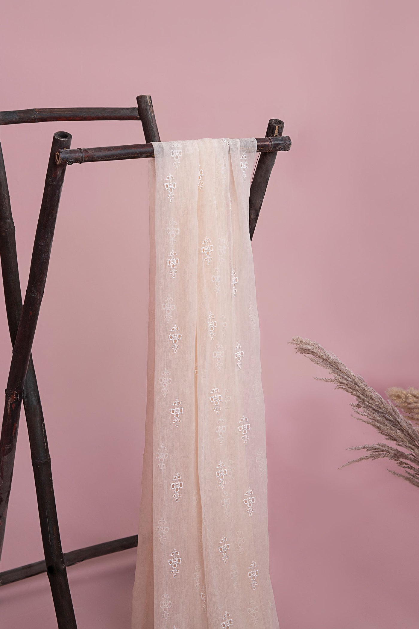 Embroidered Bamber Chiffon Dupatta