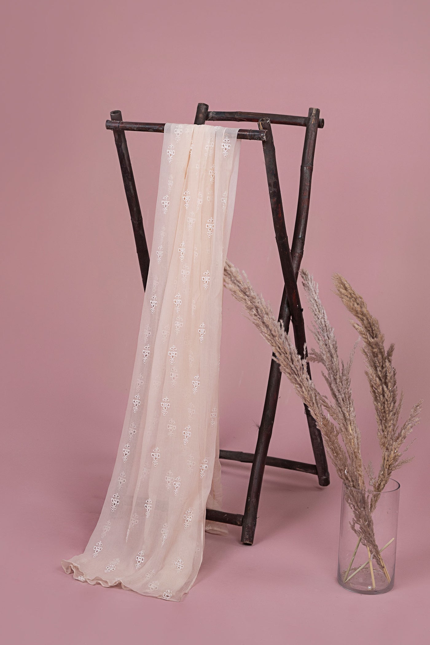 Embroidered Bamber Chiffon Dupatta