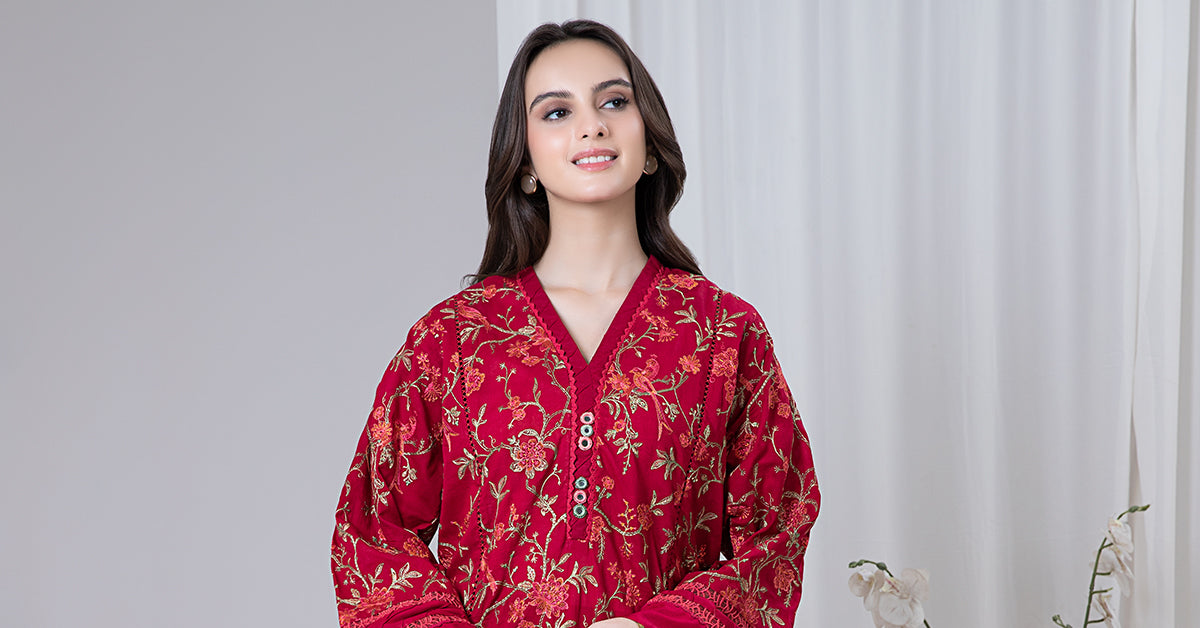 Embroidered Lawn Kurta