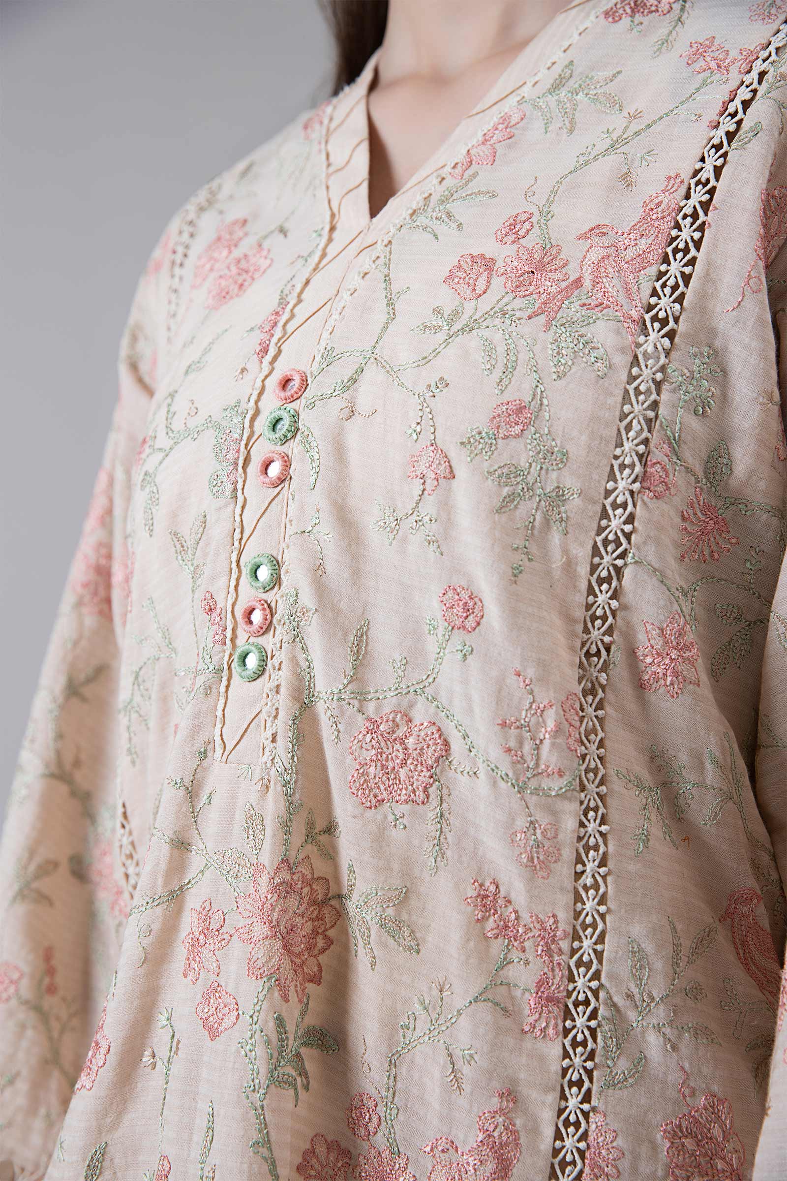 Embroidered Lawn Kurta