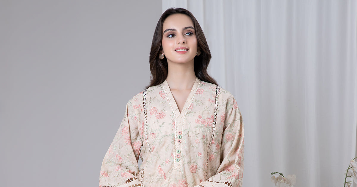Embroidered Lawn Kurta