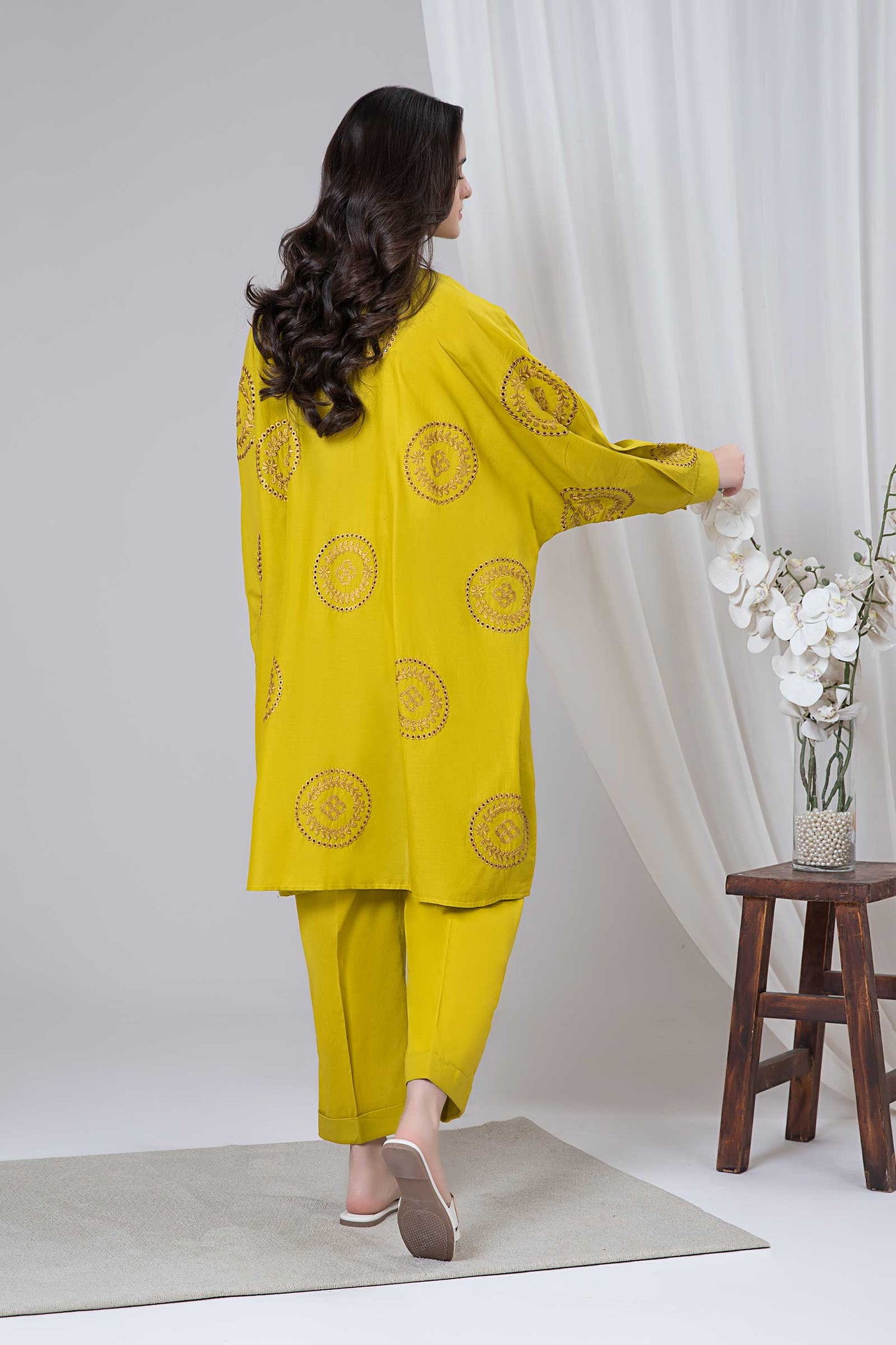 Embroidered Lawn Tunic