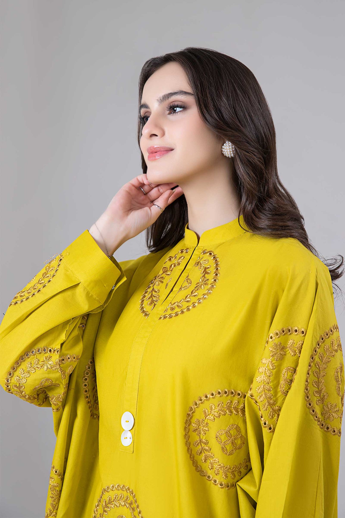 Embroidered Lawn Tunic