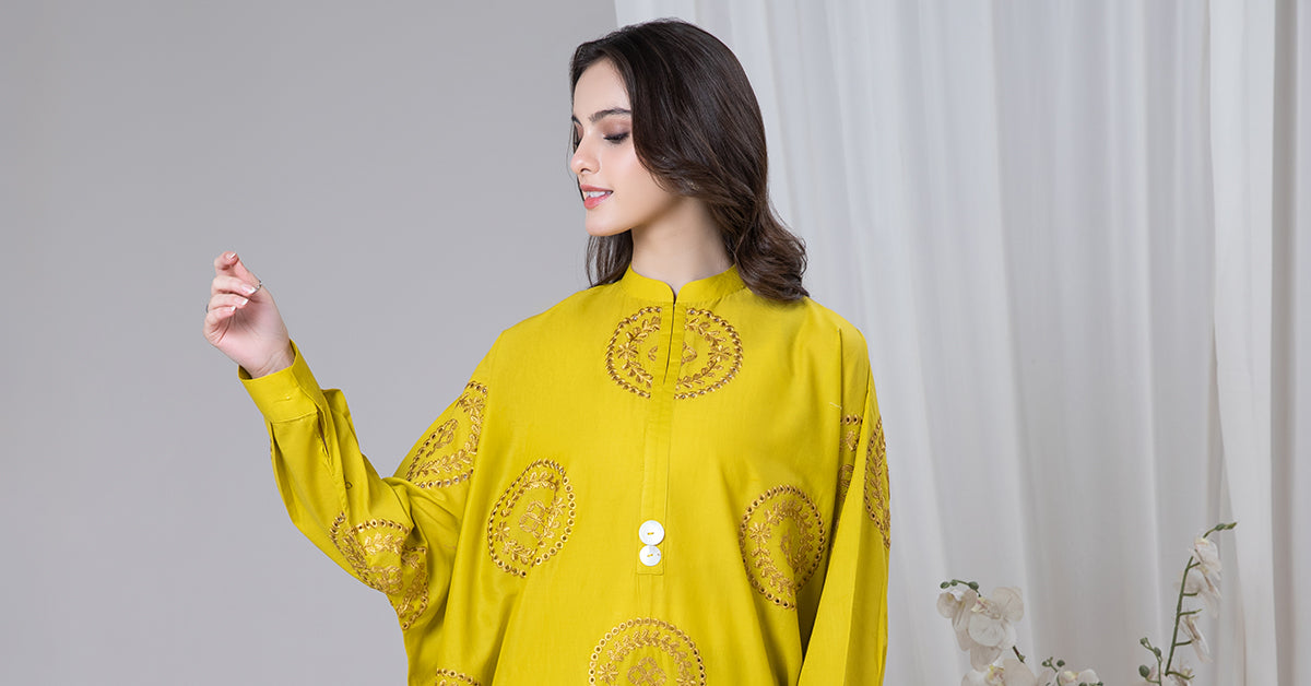 Embroidered Lawn Tunic