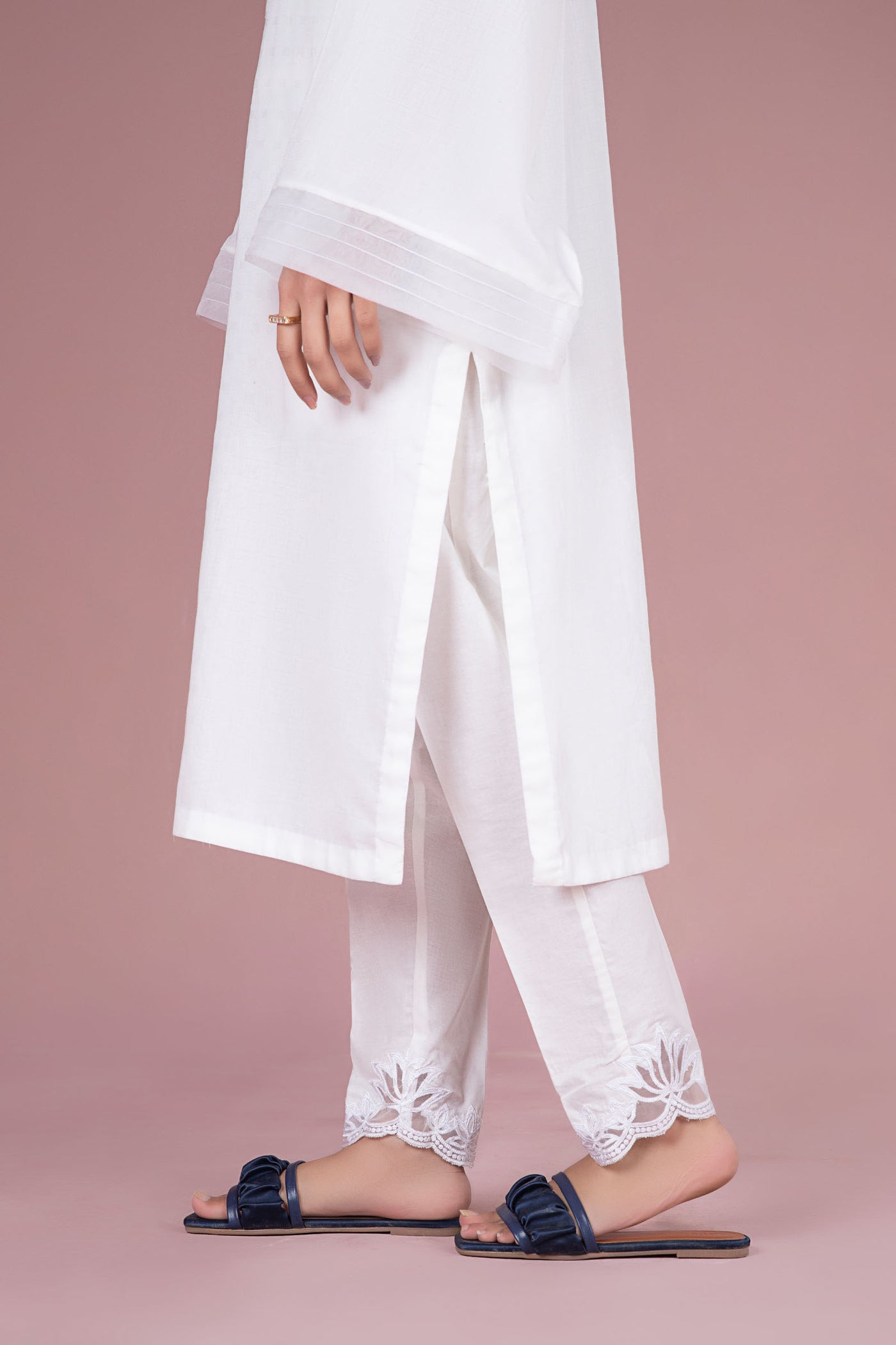 Cambric Straight Trousers