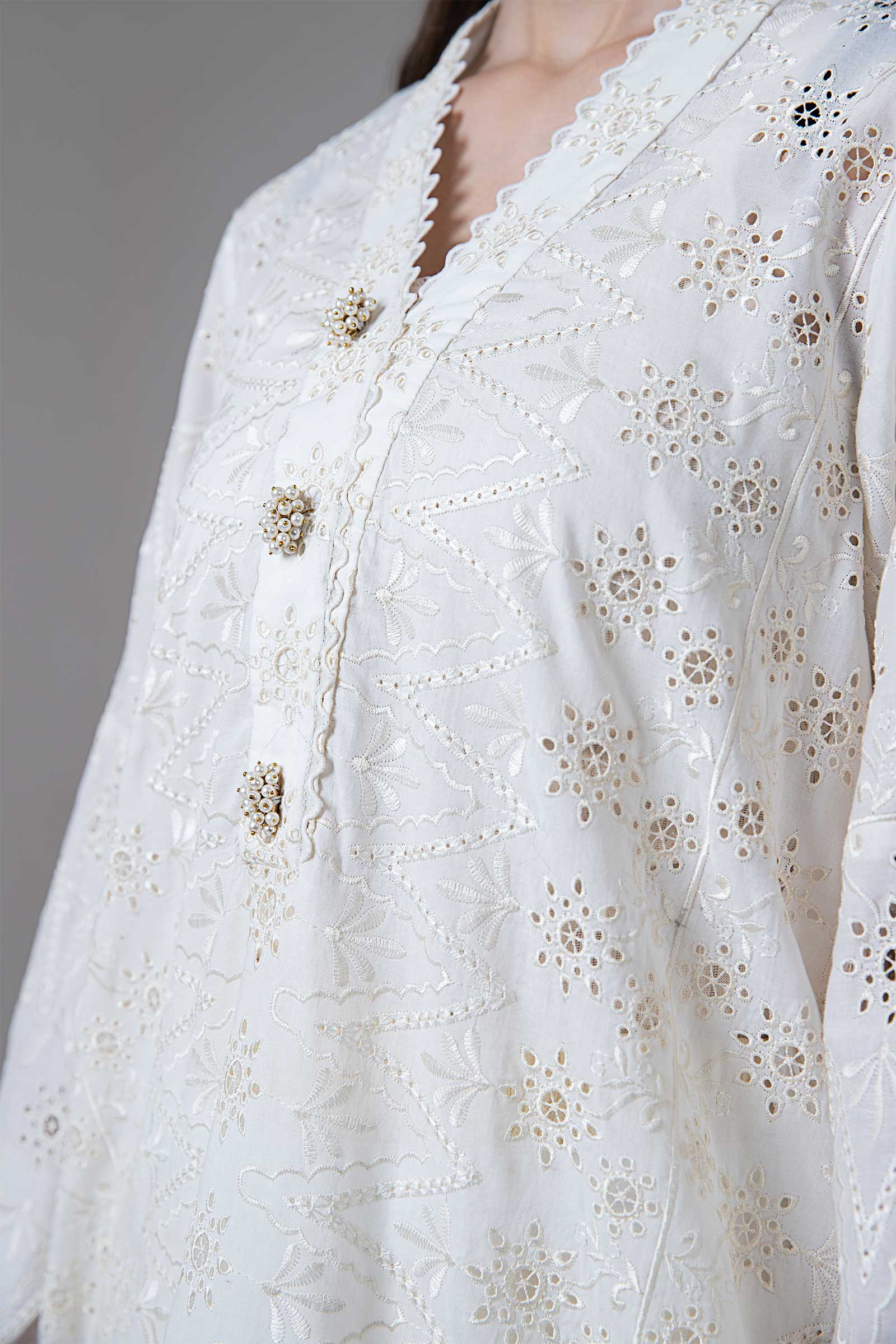Embroidered Lawn Kurta