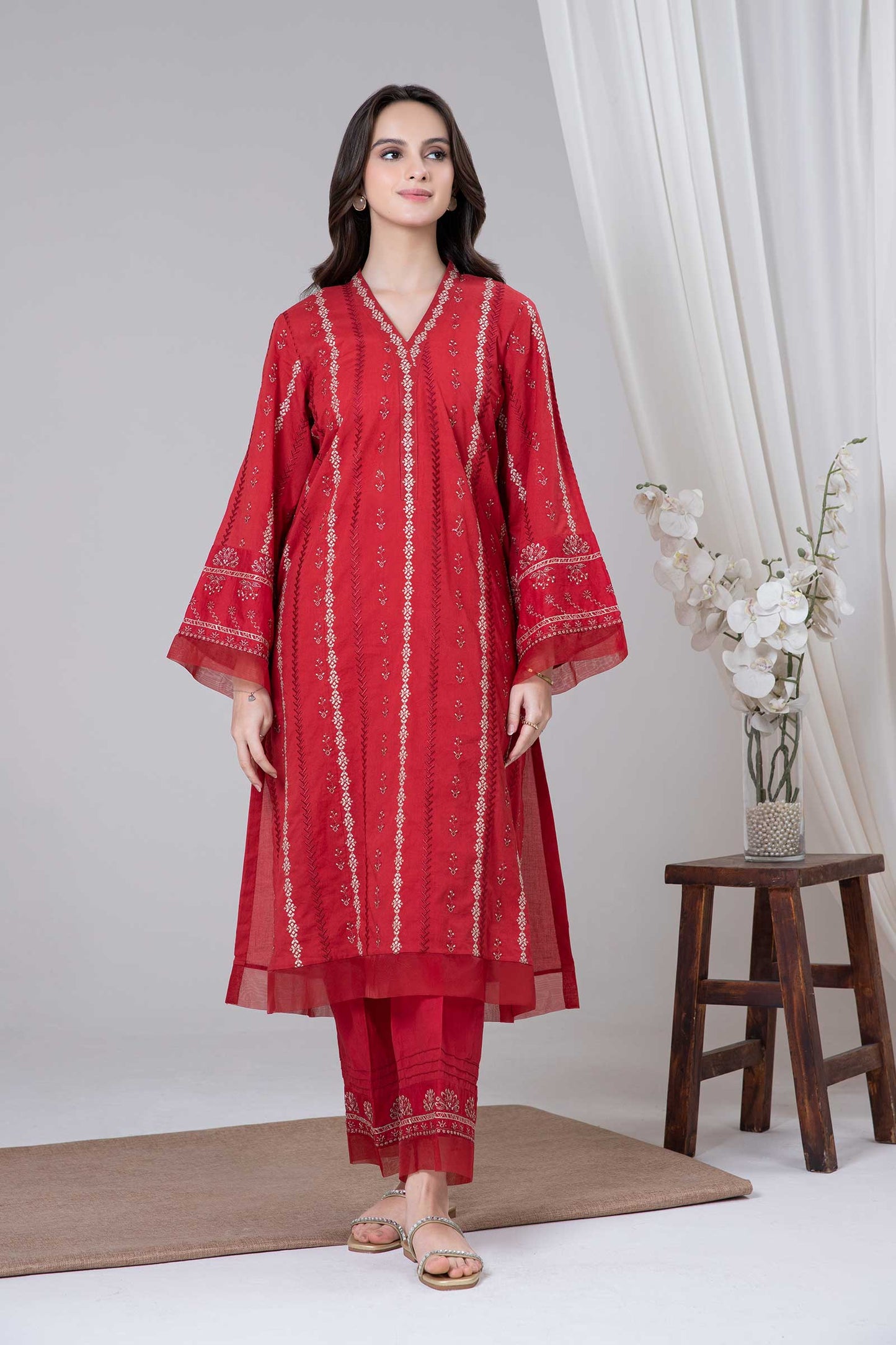2 Piece Embroidered Lawn Suit