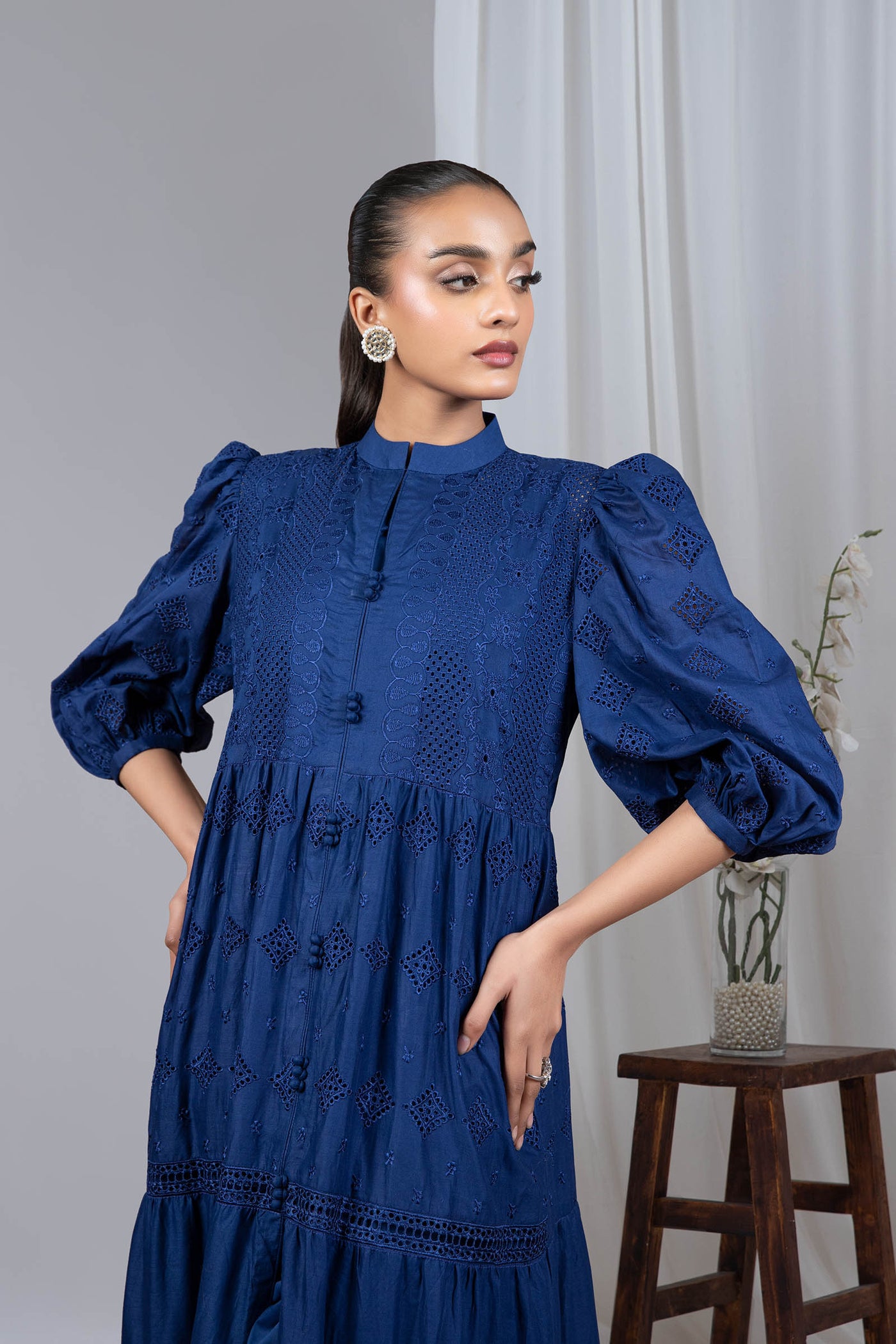 Embroidered Lawn Dress